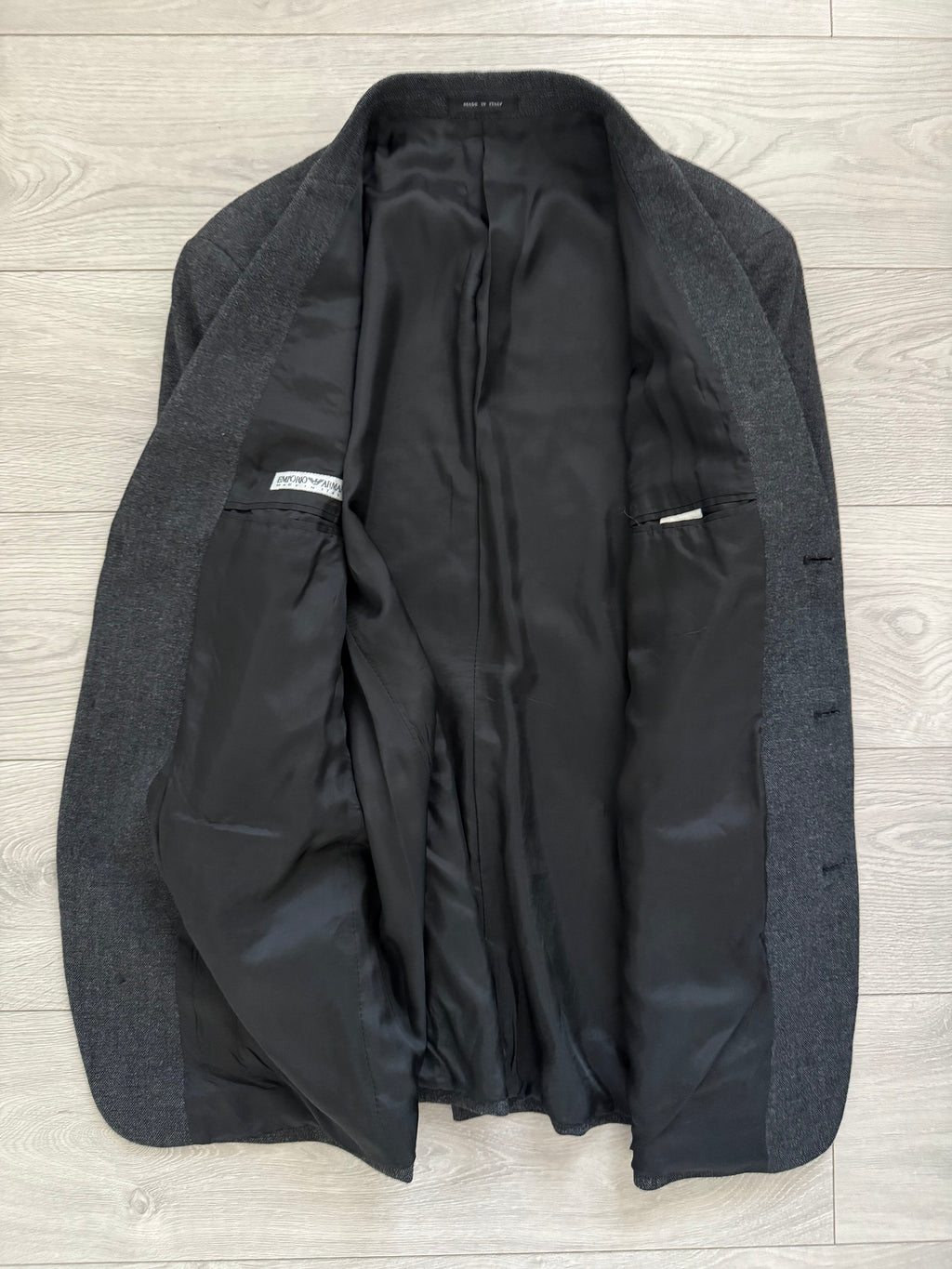 Emporio Armani 1990s 3B Grey Sports Jacket Blazer - Size XL