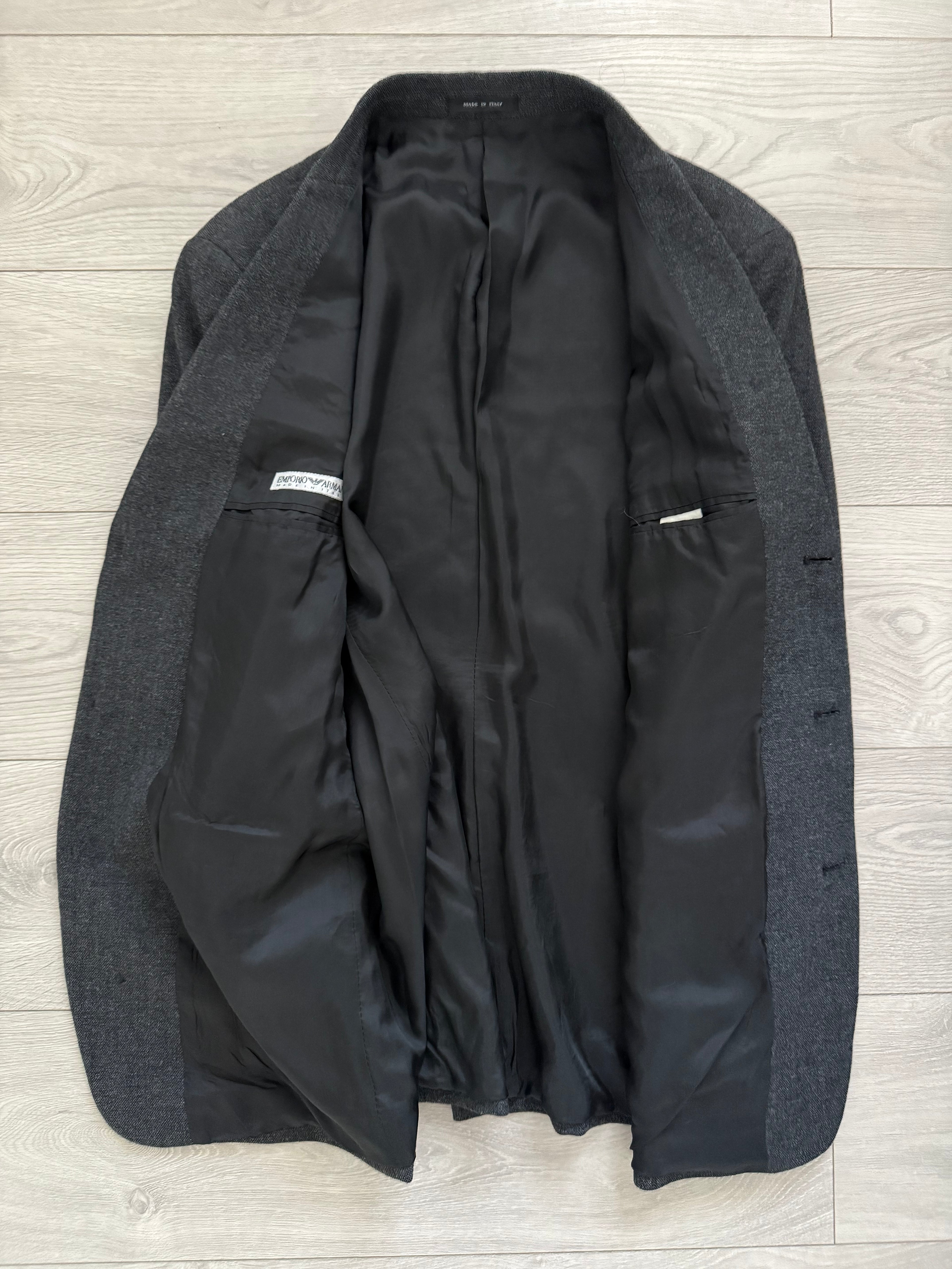 Emporio Armani 1990s 3B Grey Sports Jacket Blazer - Size XL