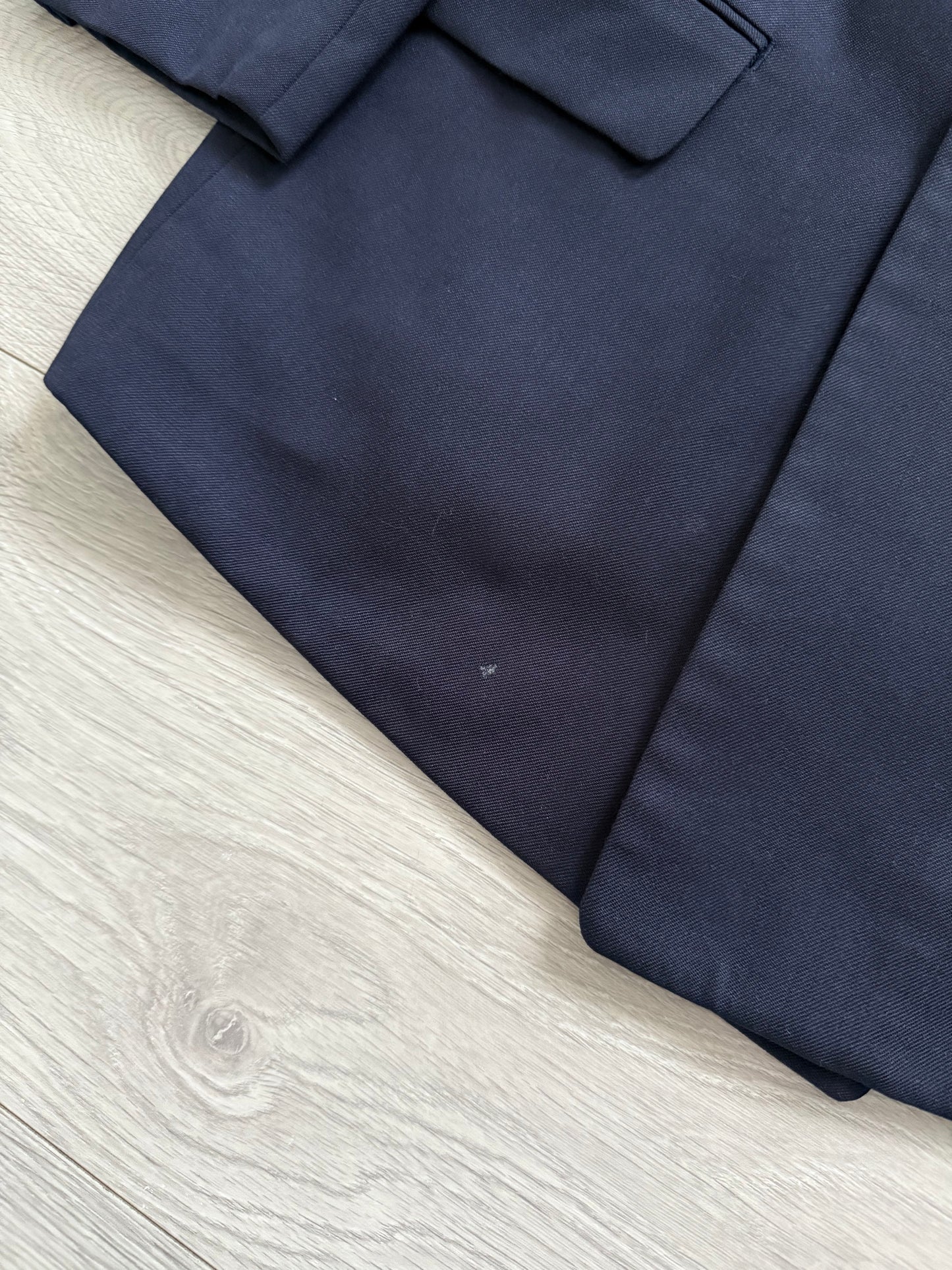 Yves Saint Laurent 1990s Double-Breasted Pleated Wool Suit - Size L Jacket / 34" Waist