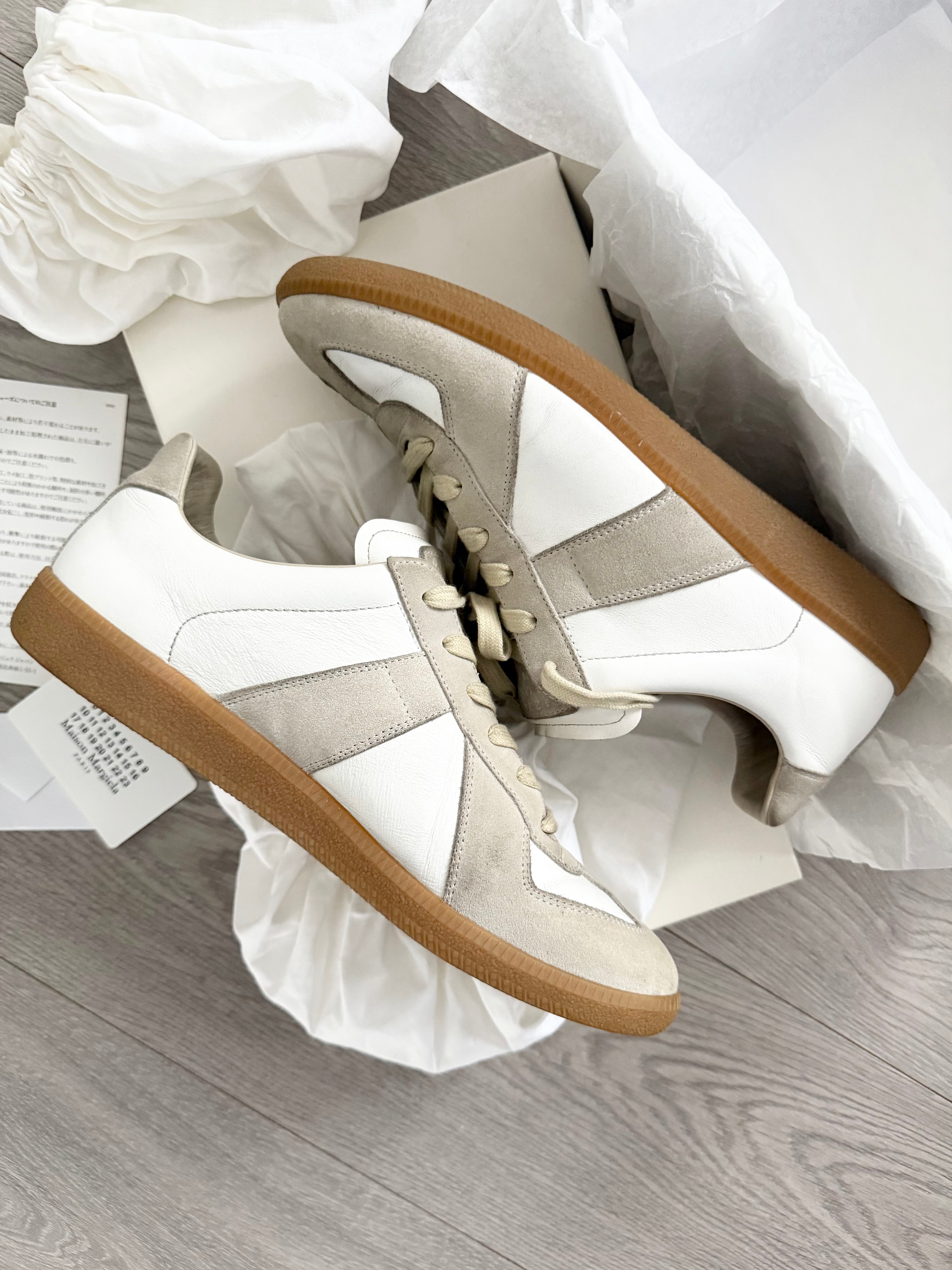 靴 Maison Margiela REPLICA german trainer Maison Margiela Replica german army trainer gat sneaker 41