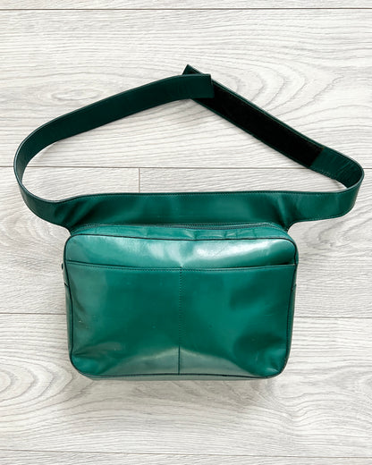 Prada Mainline SS1999 Forest Green Leather Waist Bag