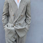 Emporio Armani 1990s Double-Breasted Wool Grey Suit - Size M Jacket / 30" Waist