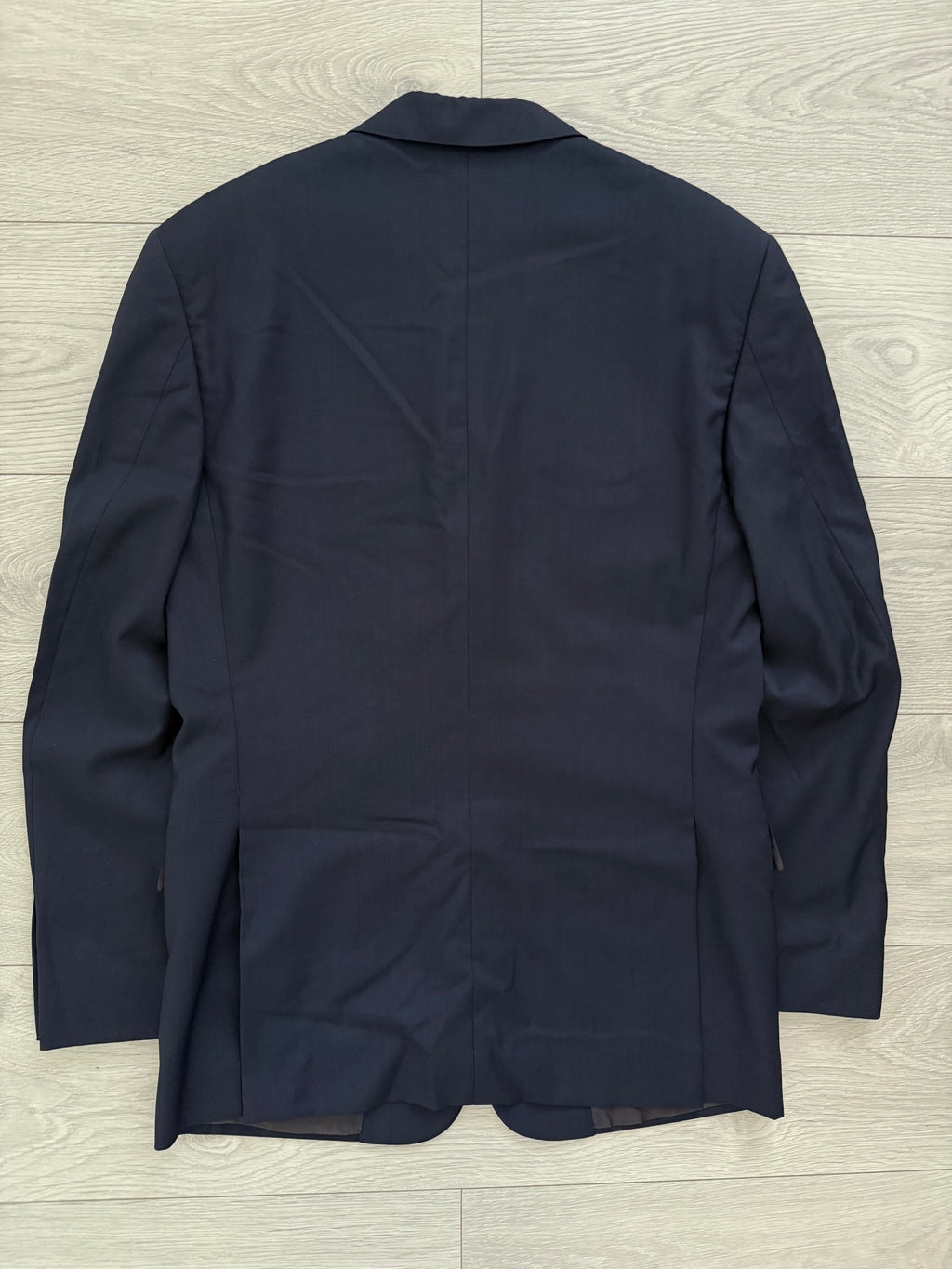 Helmut Lang 1999 Metal Tab 3B Navy Wool Suit - Size S Jacket / 30" Waist
