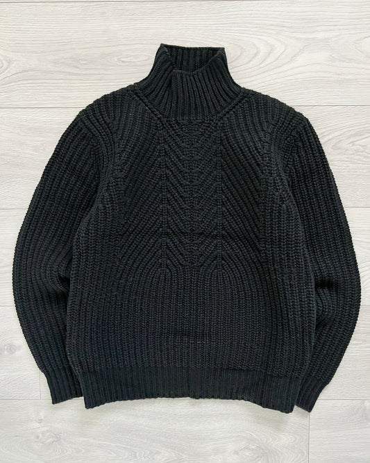 Comme Des Garcons Homme Plus AW2002 Geometric High Neck Knit - Size S