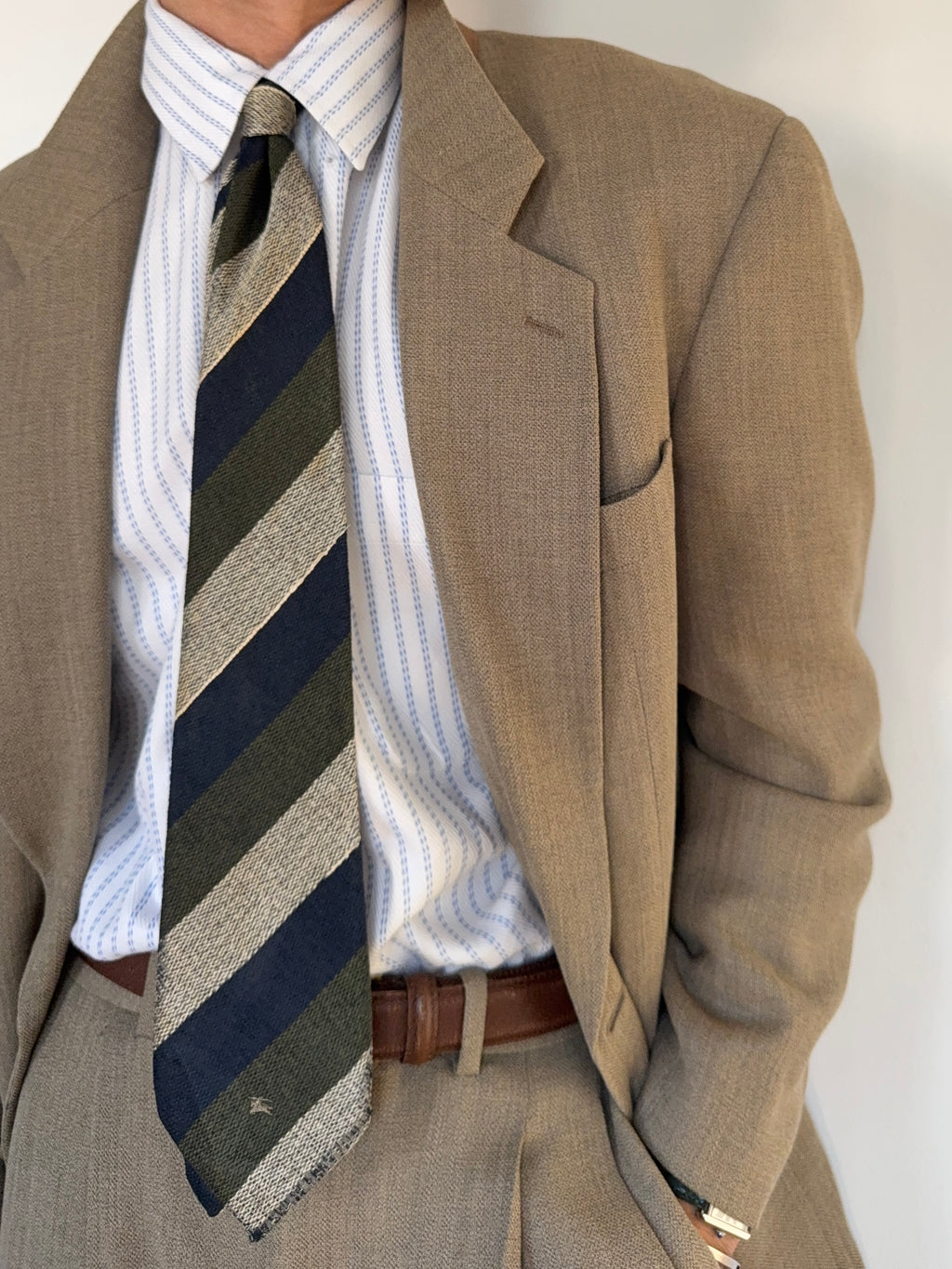 Burberry 1990s Silk Tie