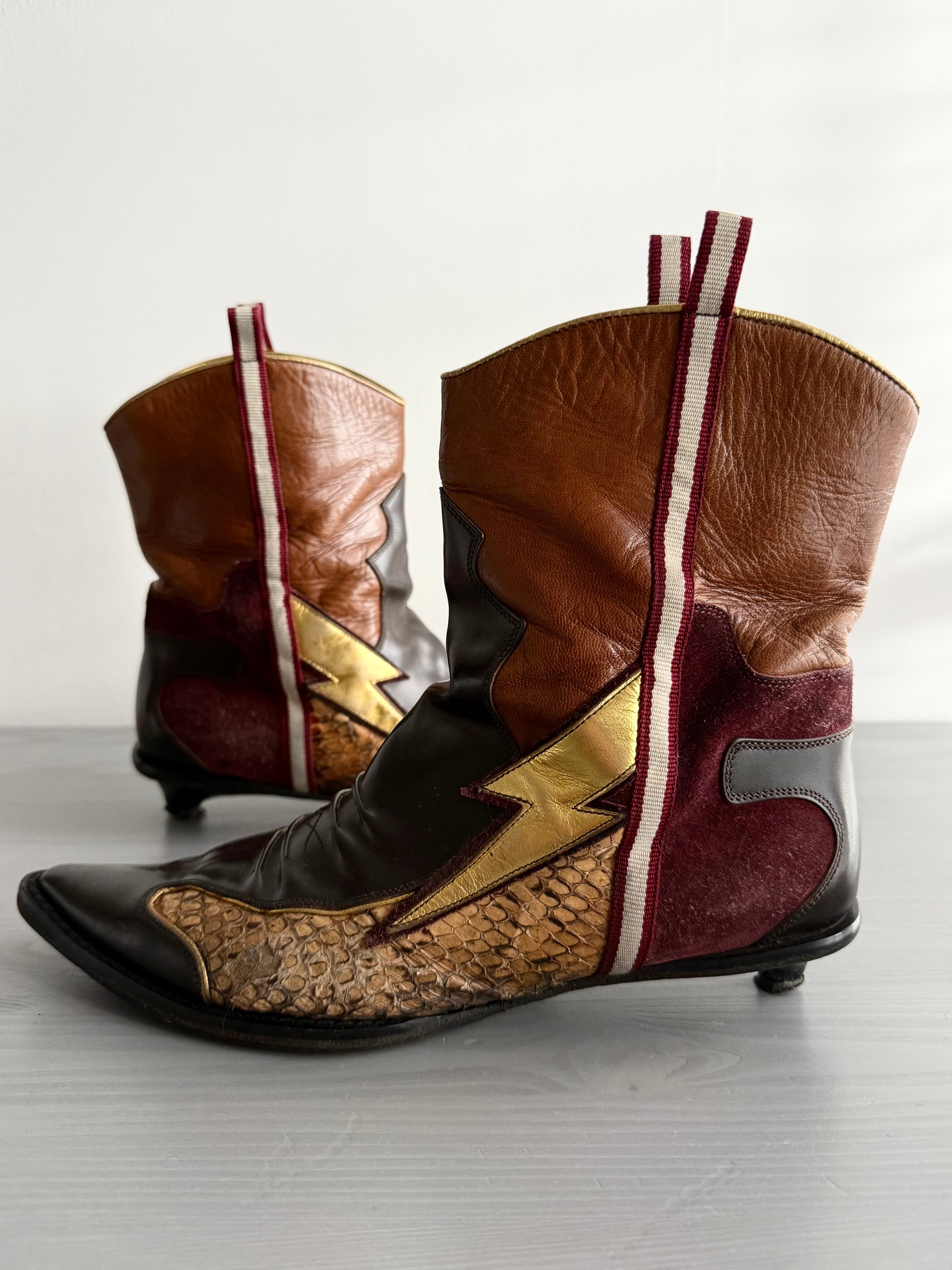 Miu Miu 2001 Vintage Cowboy Boots - Size EU36.5