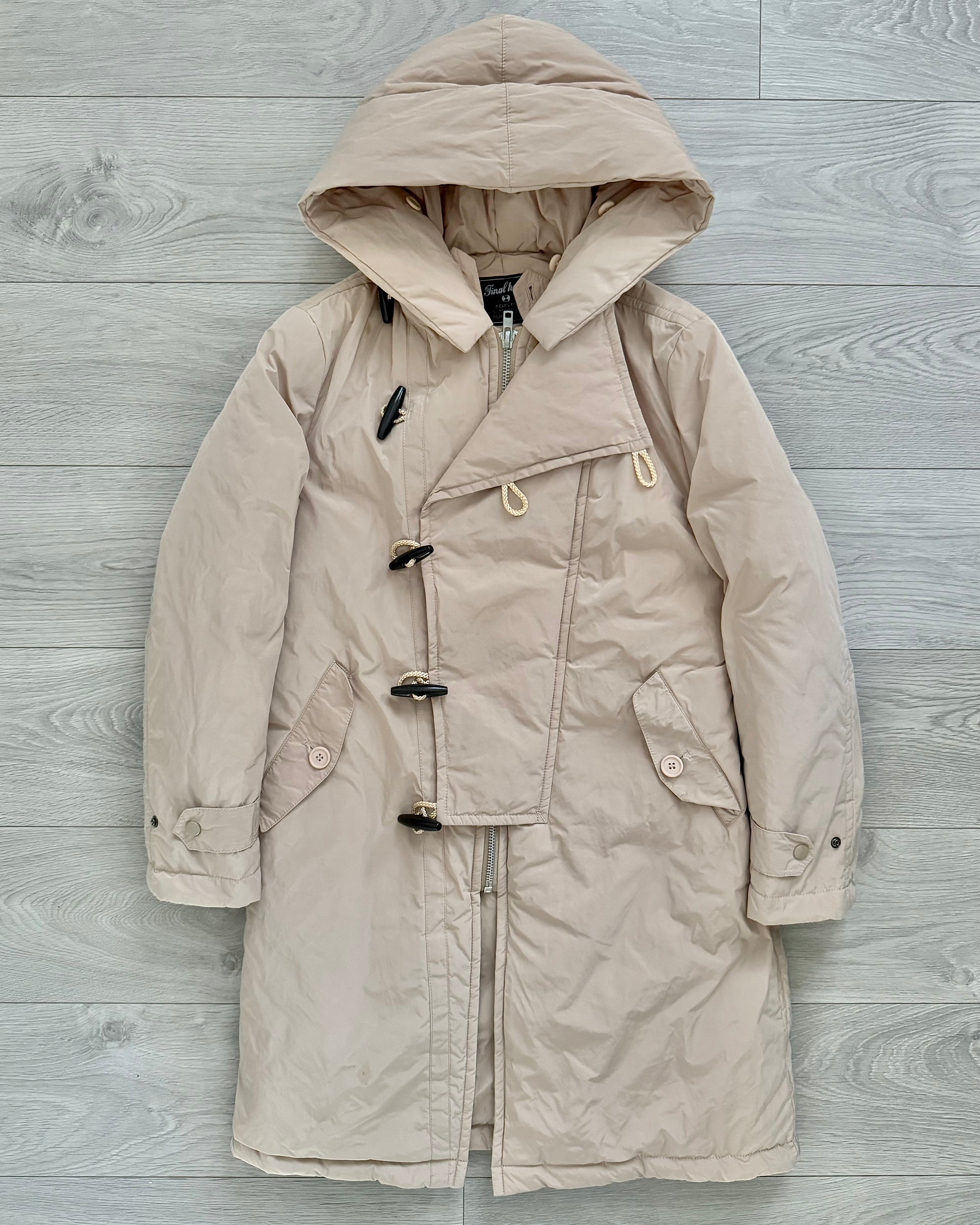 Final Home 1990s Insulated Padded Military Parka - Size M