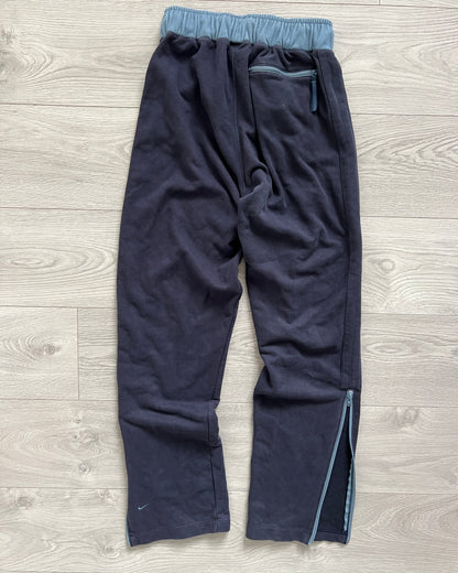 Nike 00s Swoosh Logo Ankle Zip Sweatpants - Size S