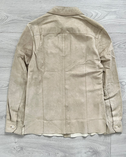 Prada FW03 Suede Leather Shirt - Size S