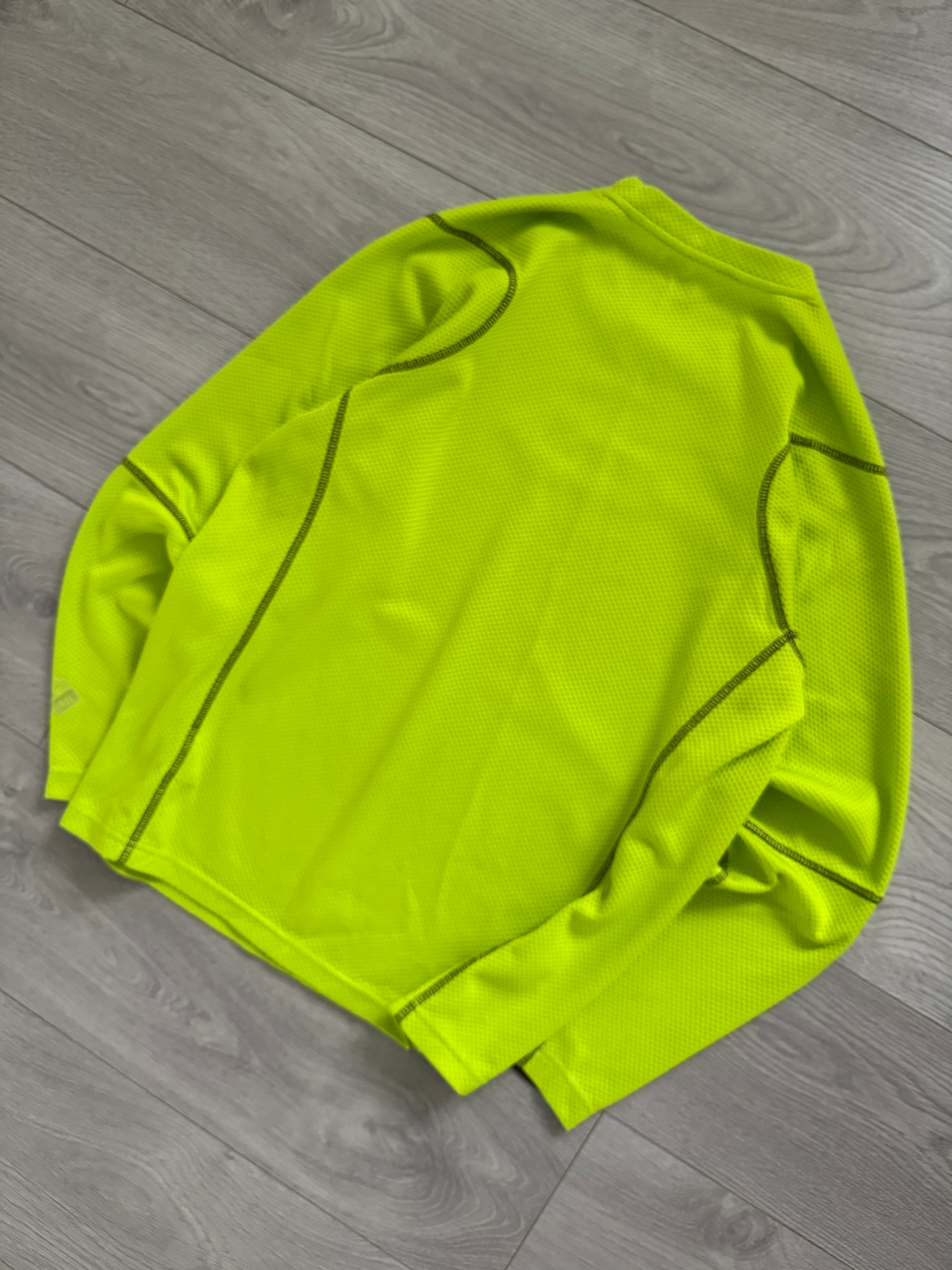 Salomon 00s Moto Mesh Green Technical Long Sleeve - Size M