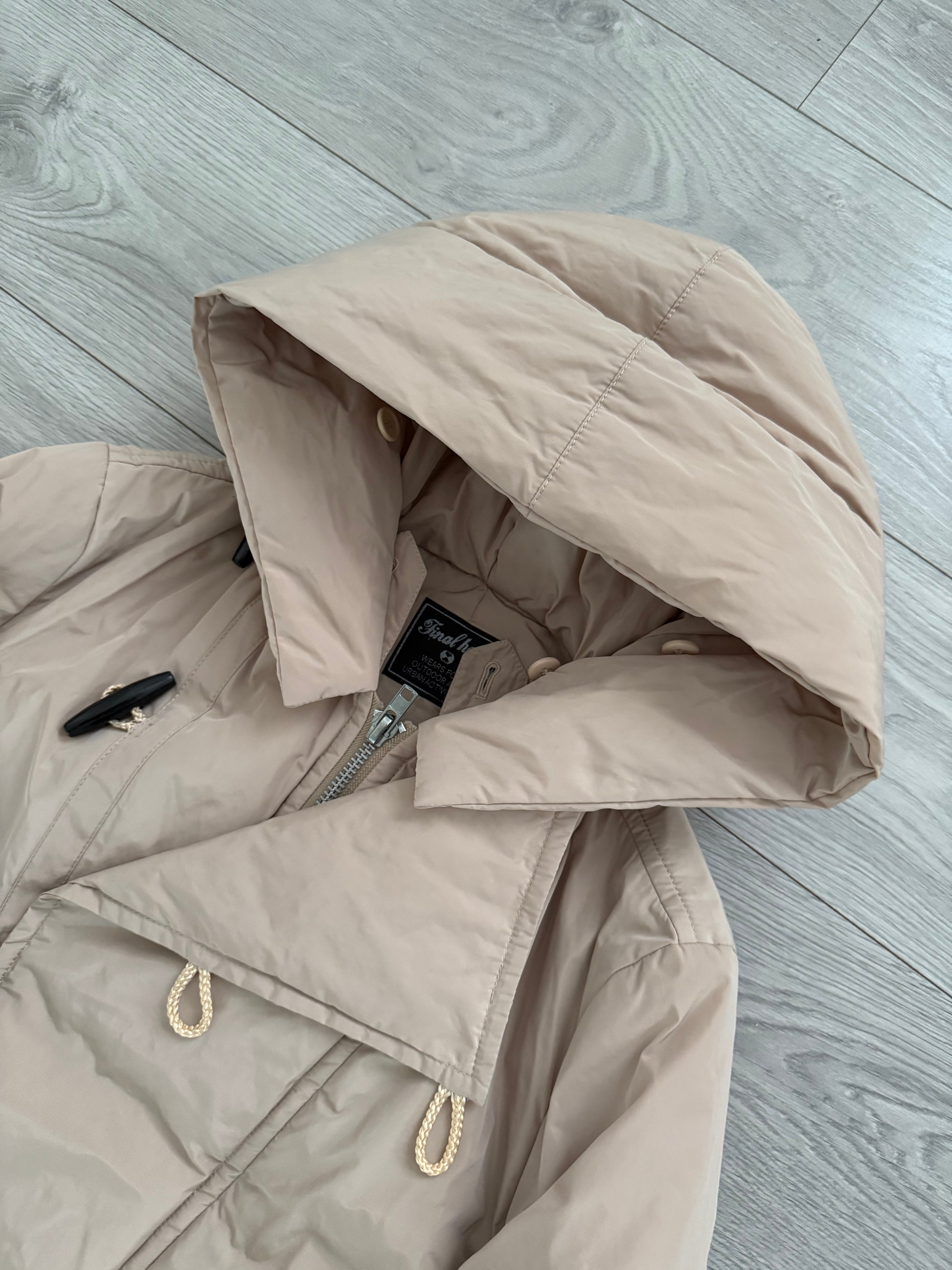 Final Home 1990s Insulated Padded Military Parka - Size M