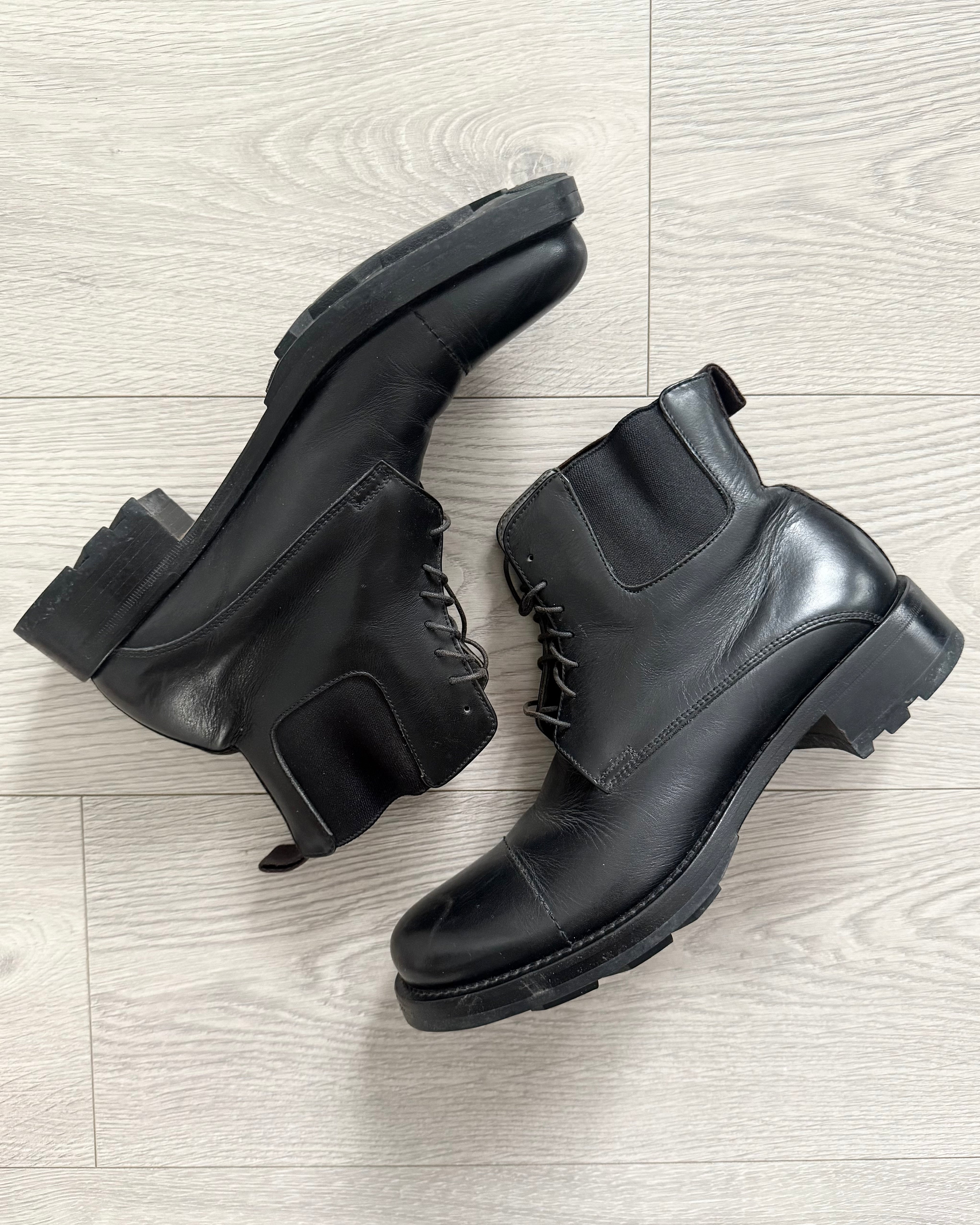 Miu Miu FW2002 Leather Lace Up Boots - Size 6.5 Womens