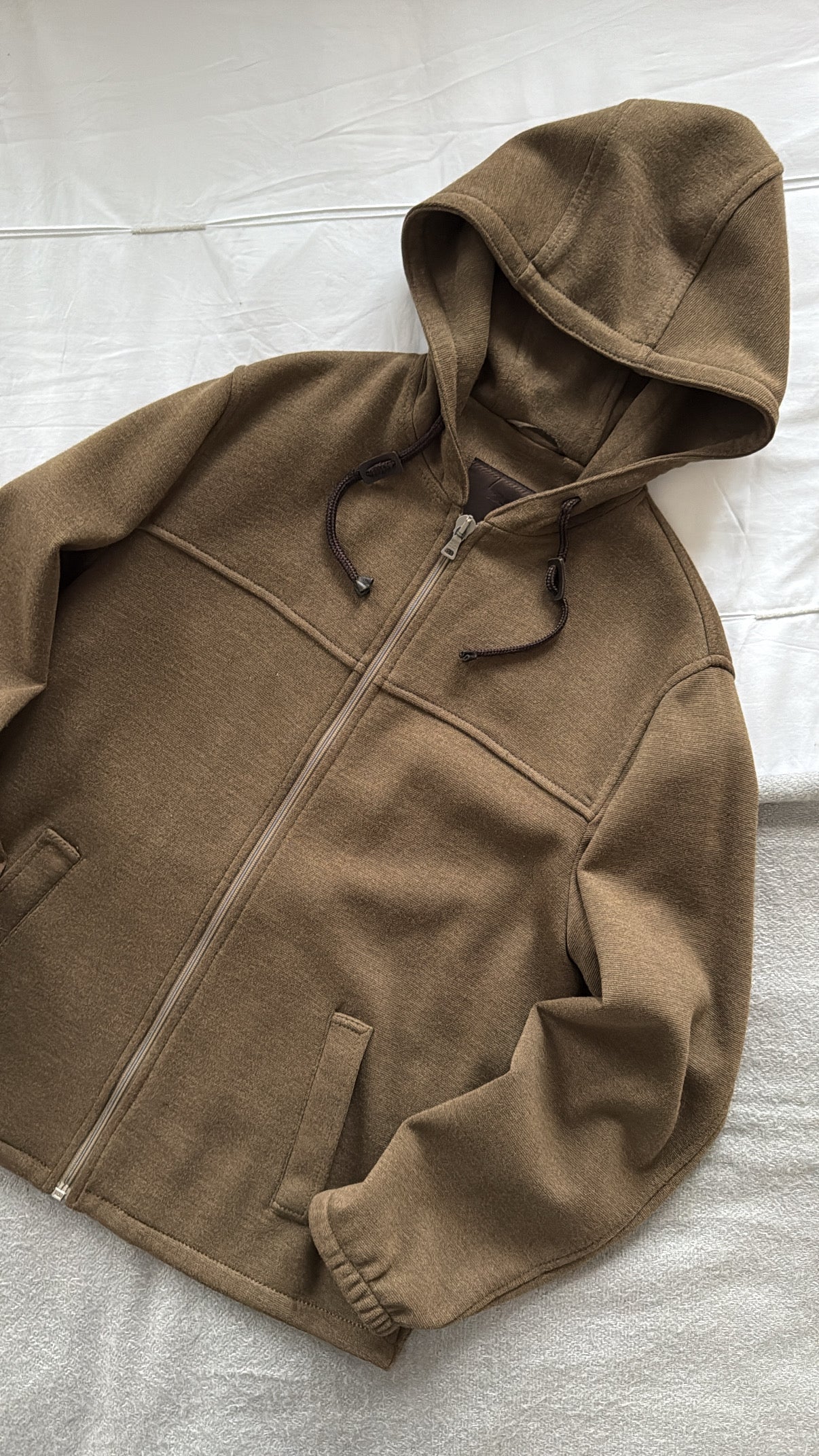 ジャケット・アウター FW1998 PRADA WOMEN WOOL JACKET Prada Mainline FW1998 Hooded Wool Knit Jacket - Size L – NDWC0 Shop