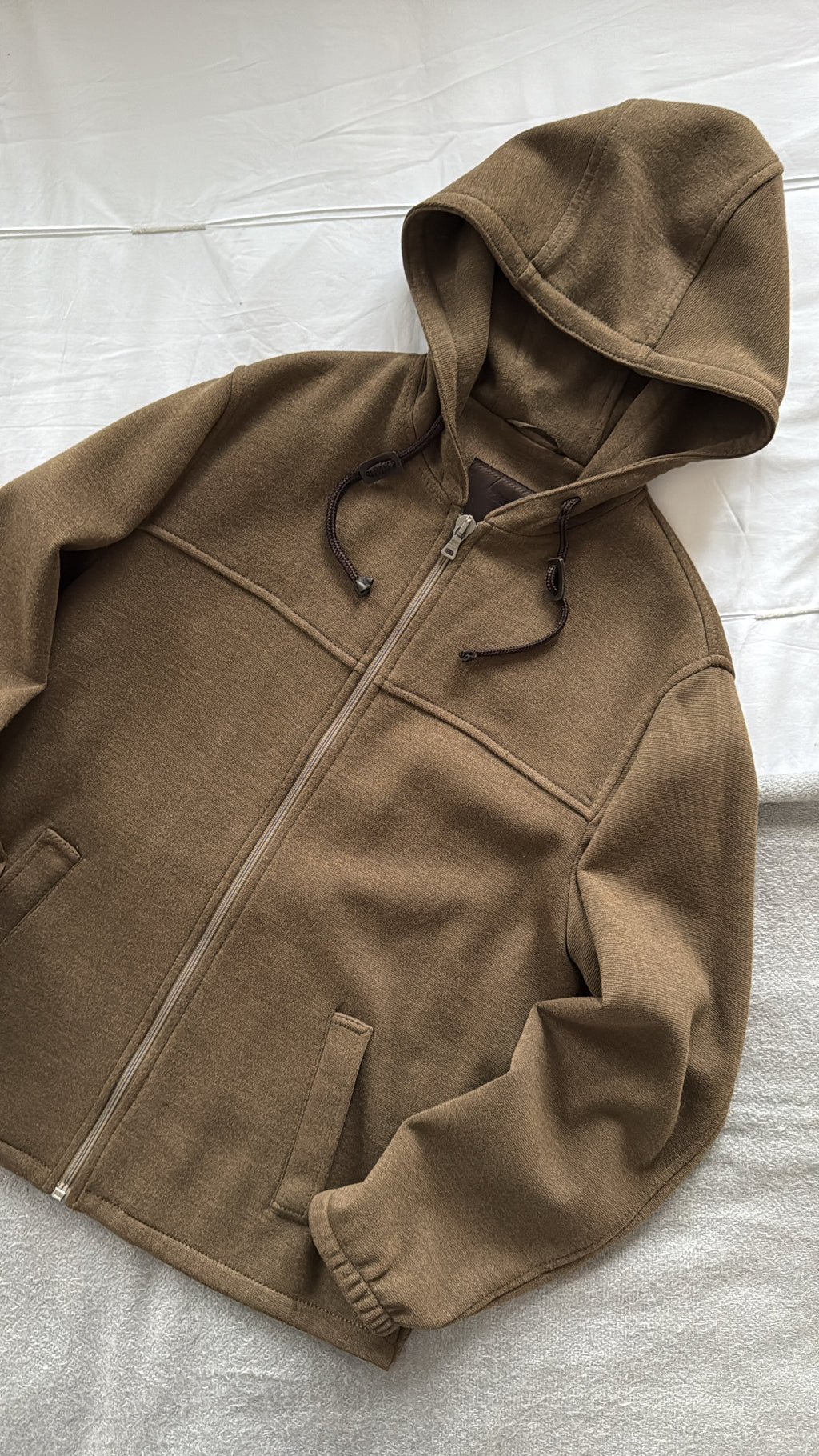 Prada Mainline FW1998 Hooded Wool Knit Jacket - Size L