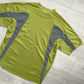 Oakley 00s Tech Panelled Green T-Shirt - Size L