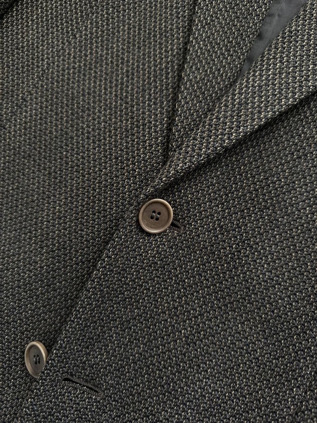 Giorgio Armani 1990s Vestimenta 2B Textured Wool Sport Jacket Blazer  - Size M