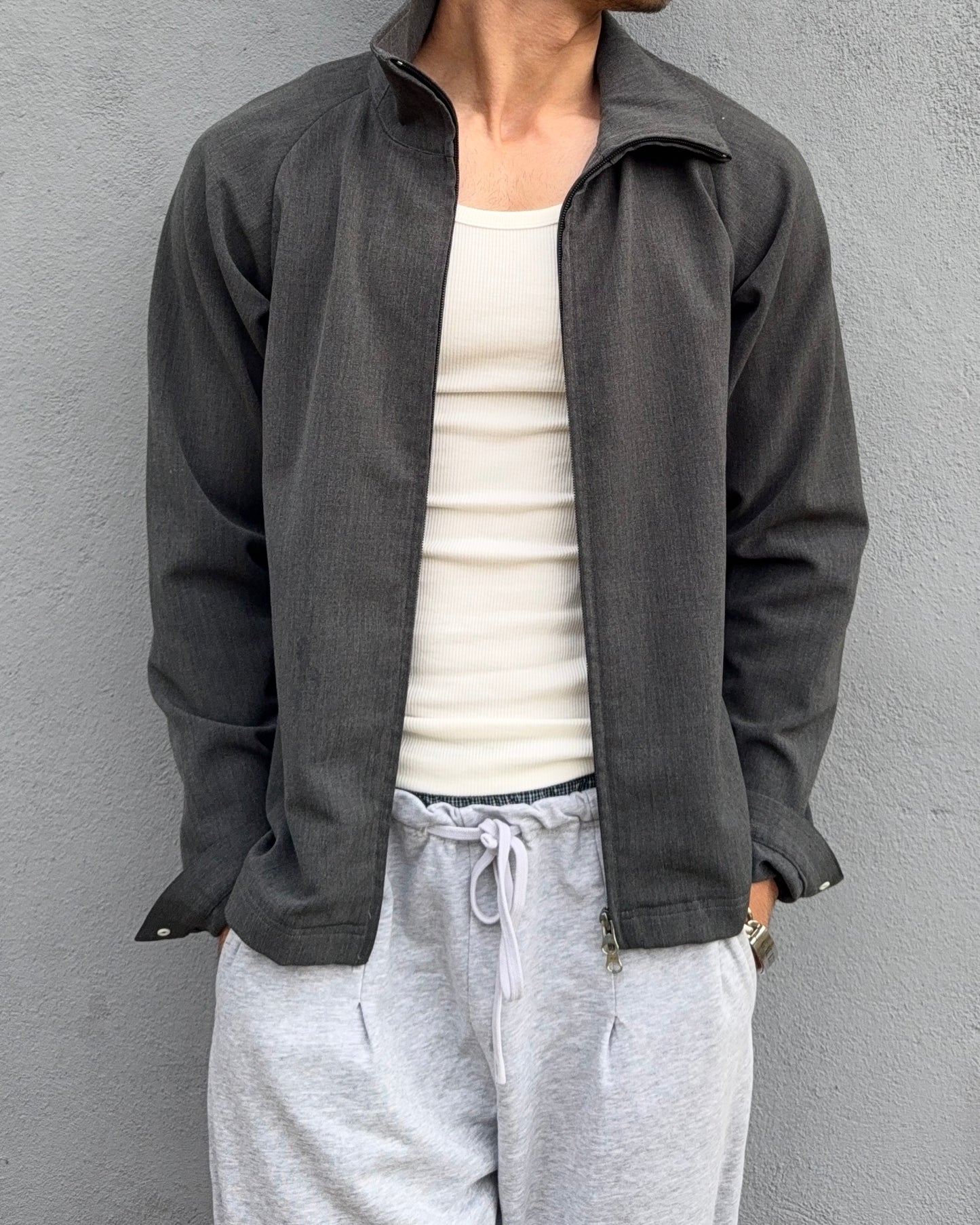 Number (N)ine 2006 High Neck Dual Zip Jacket - Size M