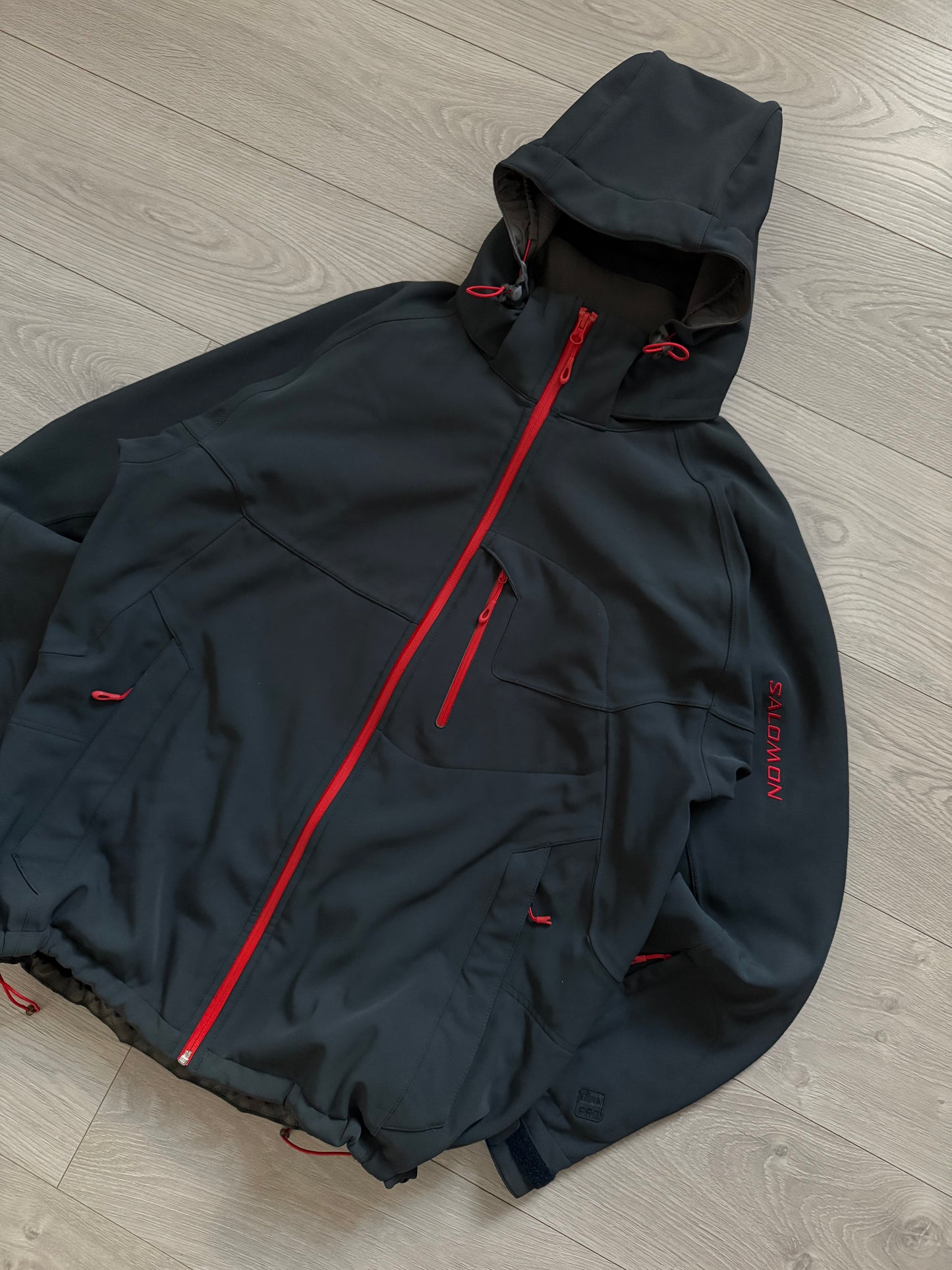 Salomon 00s Waterproof Panelled Fleece Lined Technical Jacket - Size XL