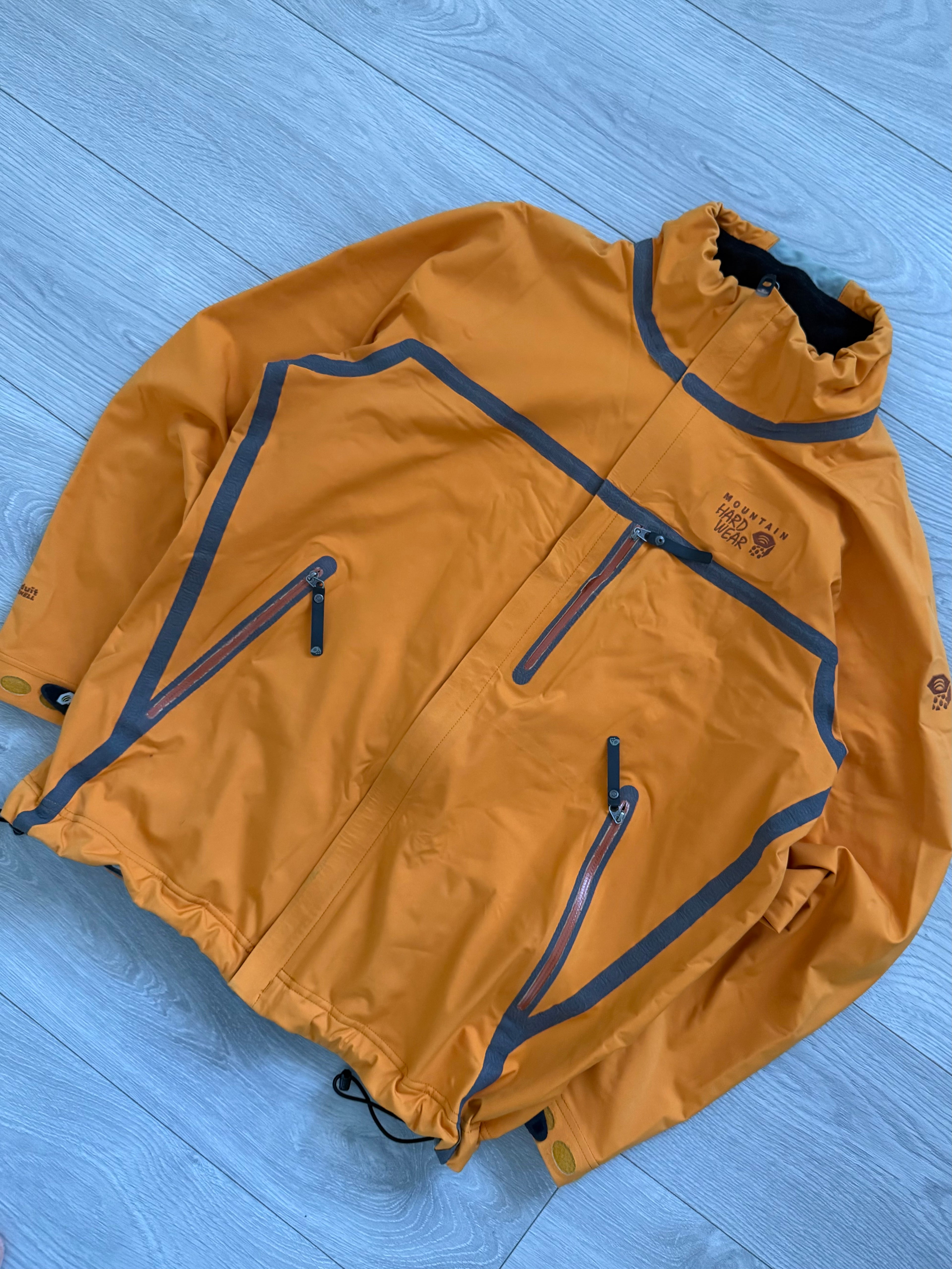 Mountain Hardwear Taped Seam Fleece Lined Technical Softshell Jacket - Size L