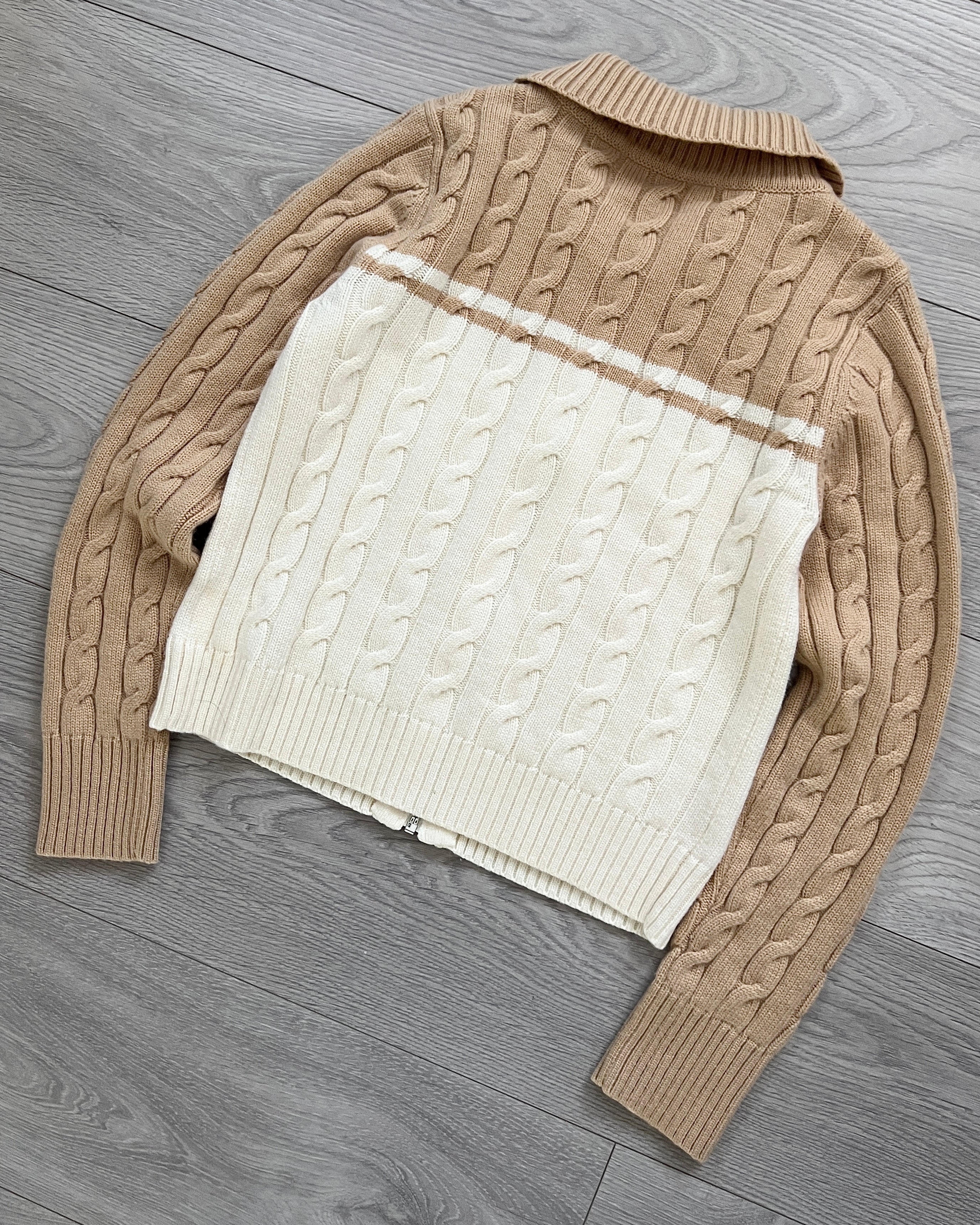 送料無料》 MIU MIU Silk and cotton knitted polo (MiuMiu