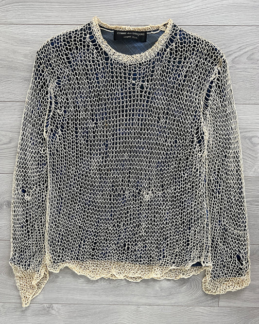 Comme Des Garcons Homme Plus SS1997 Mesh Layered Runway Top - Size S/M