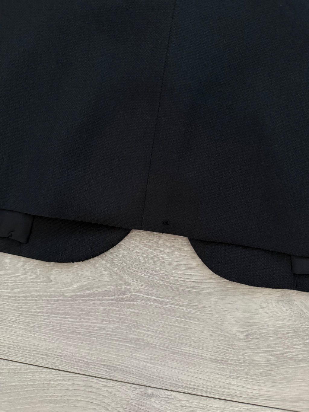 Valentino 1980s 3B Black Wool Sport Jacket Blazer  - Size XL