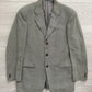 Giorgio Armani 1990s 3B Herringbone Weave Pleated Wool Suit - Size M Jacket / 32" Waist