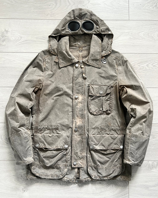 C.P. Company SS2006 Tinto Terra Mille Miglia Garment Dyed Cargo Goggle Jacket - Size M
