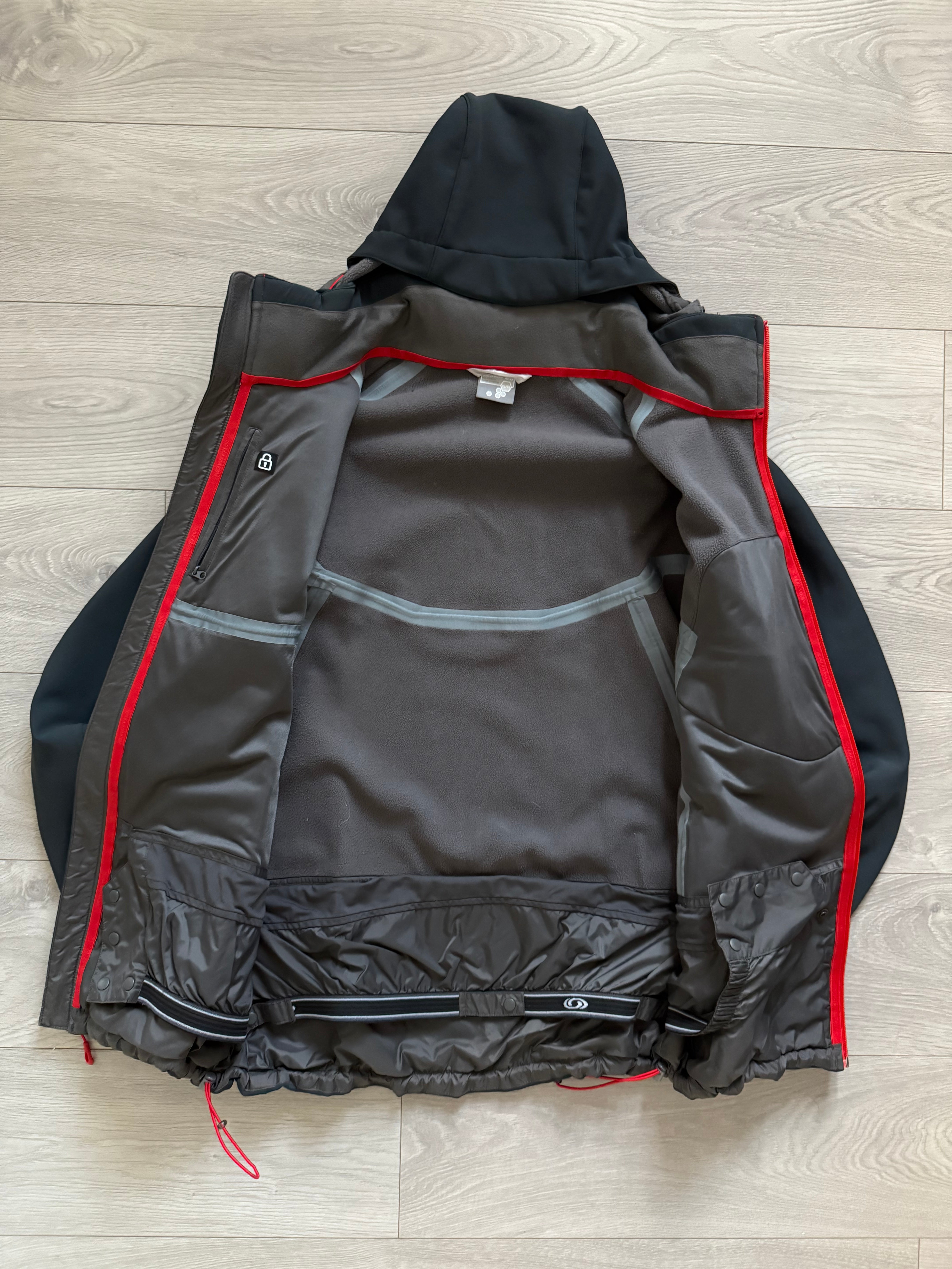 Salomon 00s Waterproof Panelled Fleece Lined Technical Jacket