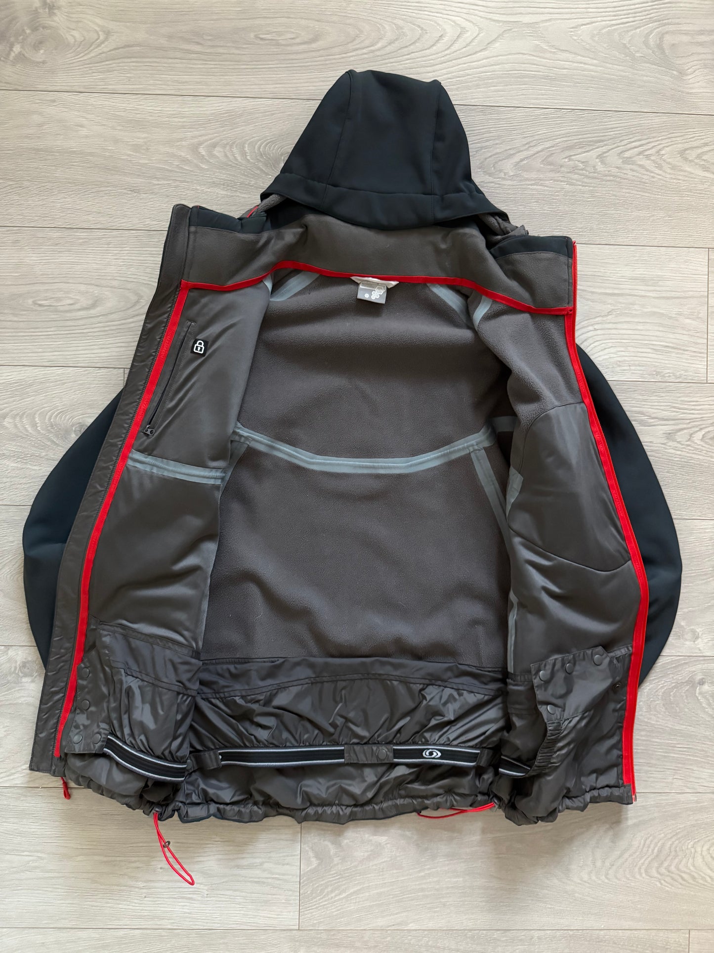 Salomon 00s Waterproof Panelled Fleece Lined Technical Jacket - Size XL