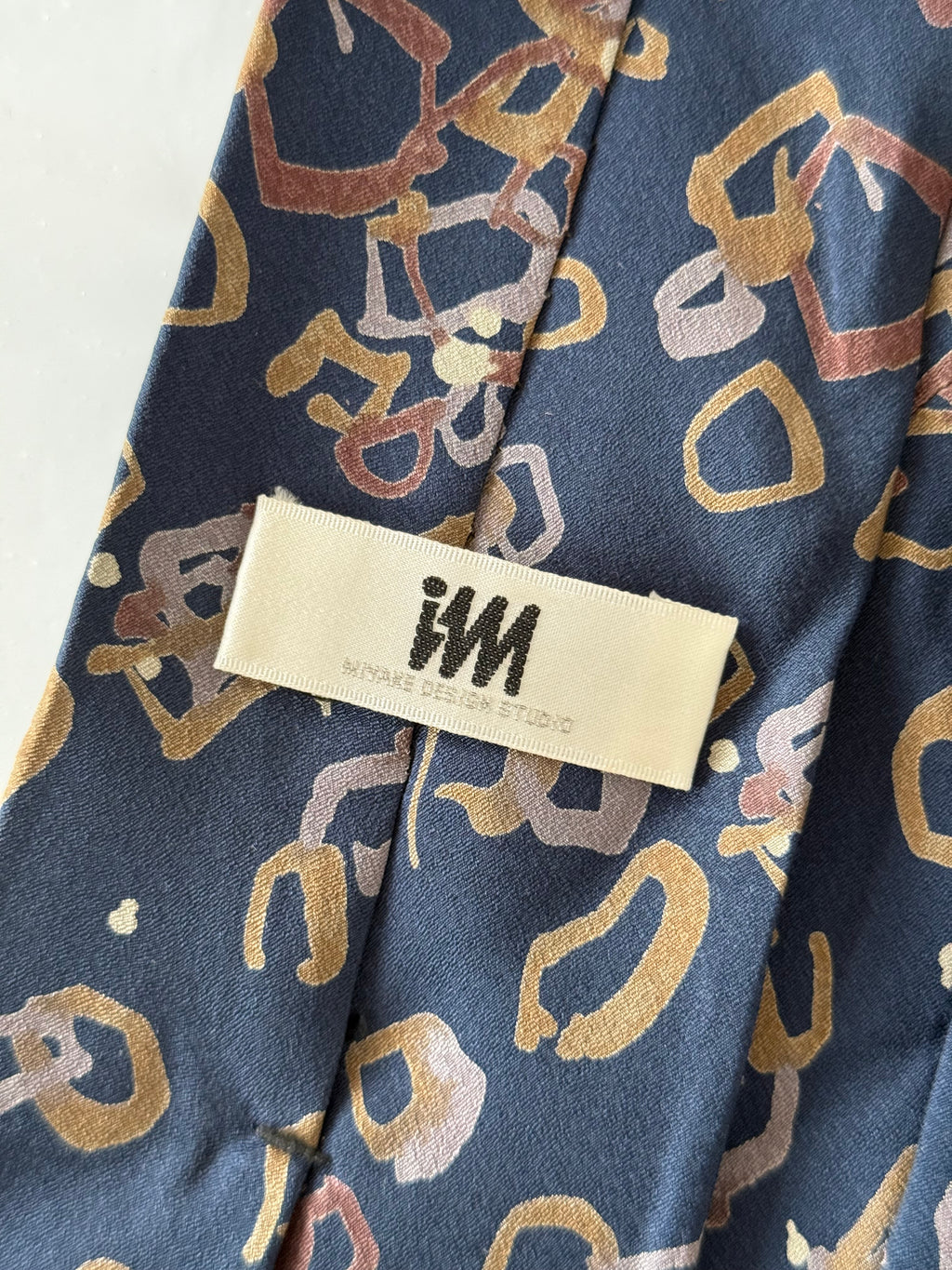 Issey Miyake 1990s Silk Tie
