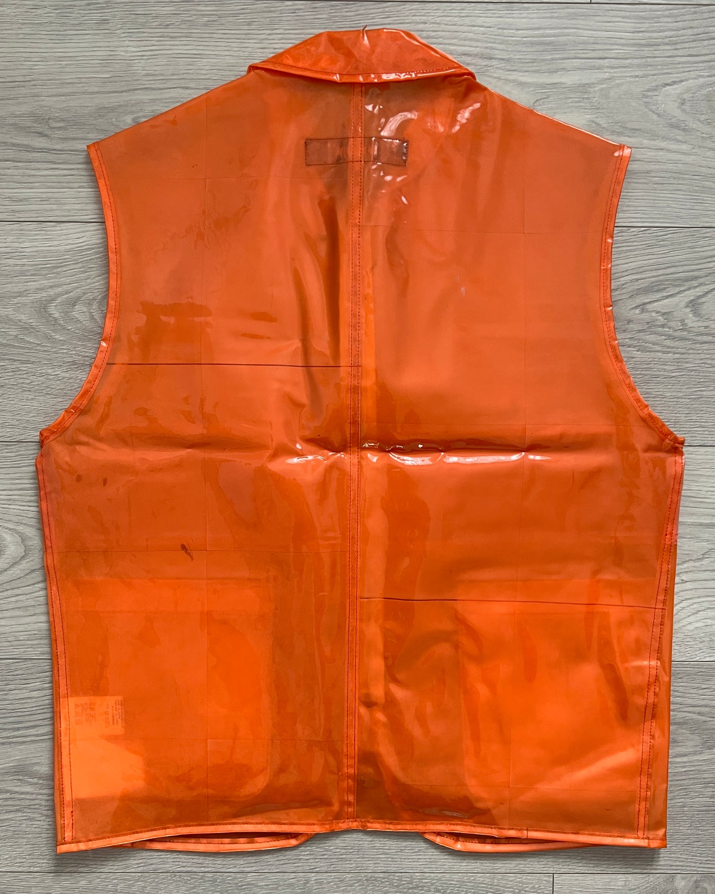 Comme Des Garcons Homme Plus SS1996 Polyvinyl Reflective Runway Vest - Size M