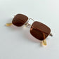 Helmut Lang 1999 Titanium Metal Sunglasses