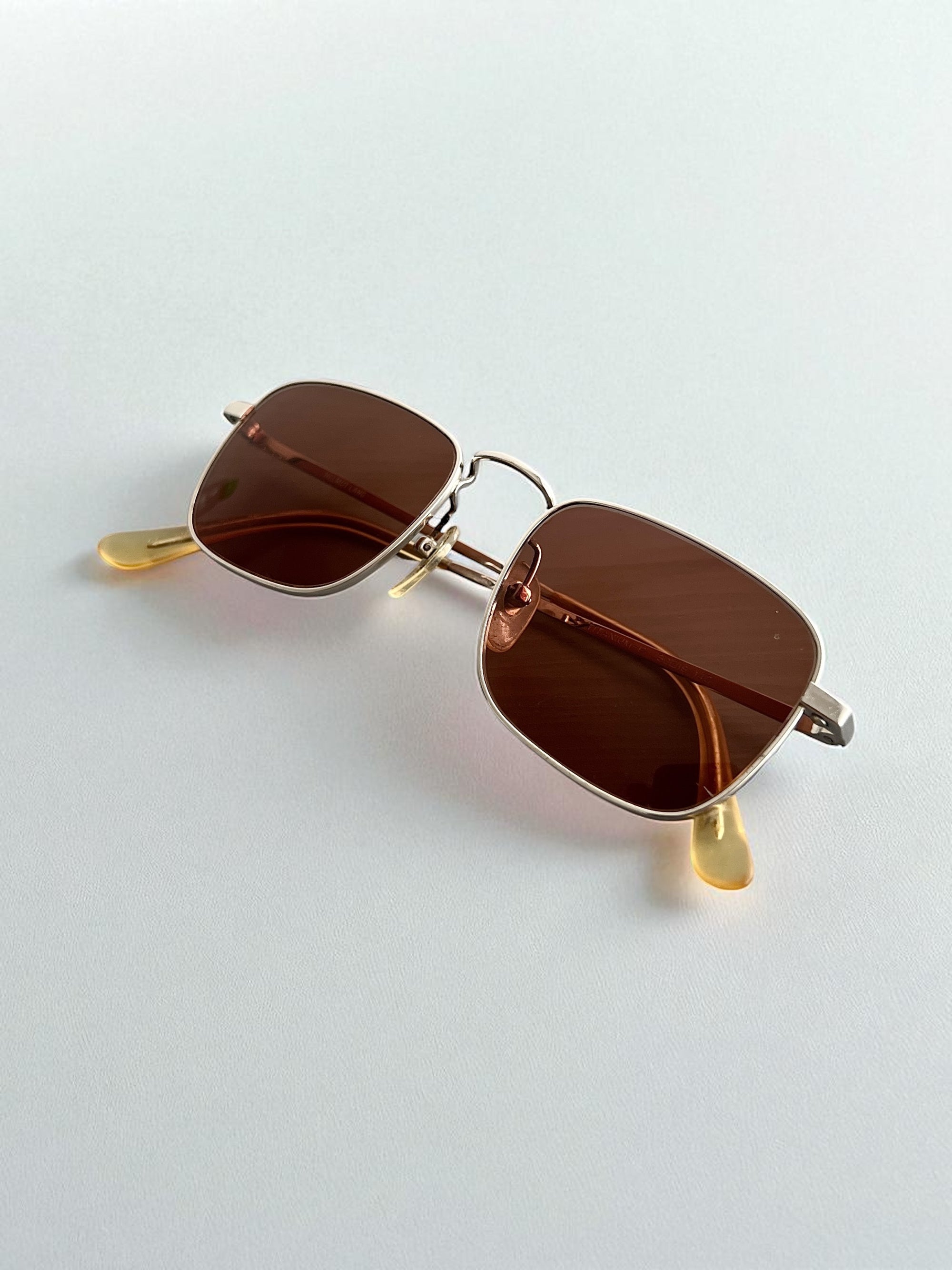 Helmut Lang 1999 Titanium Metal Sunglasses
