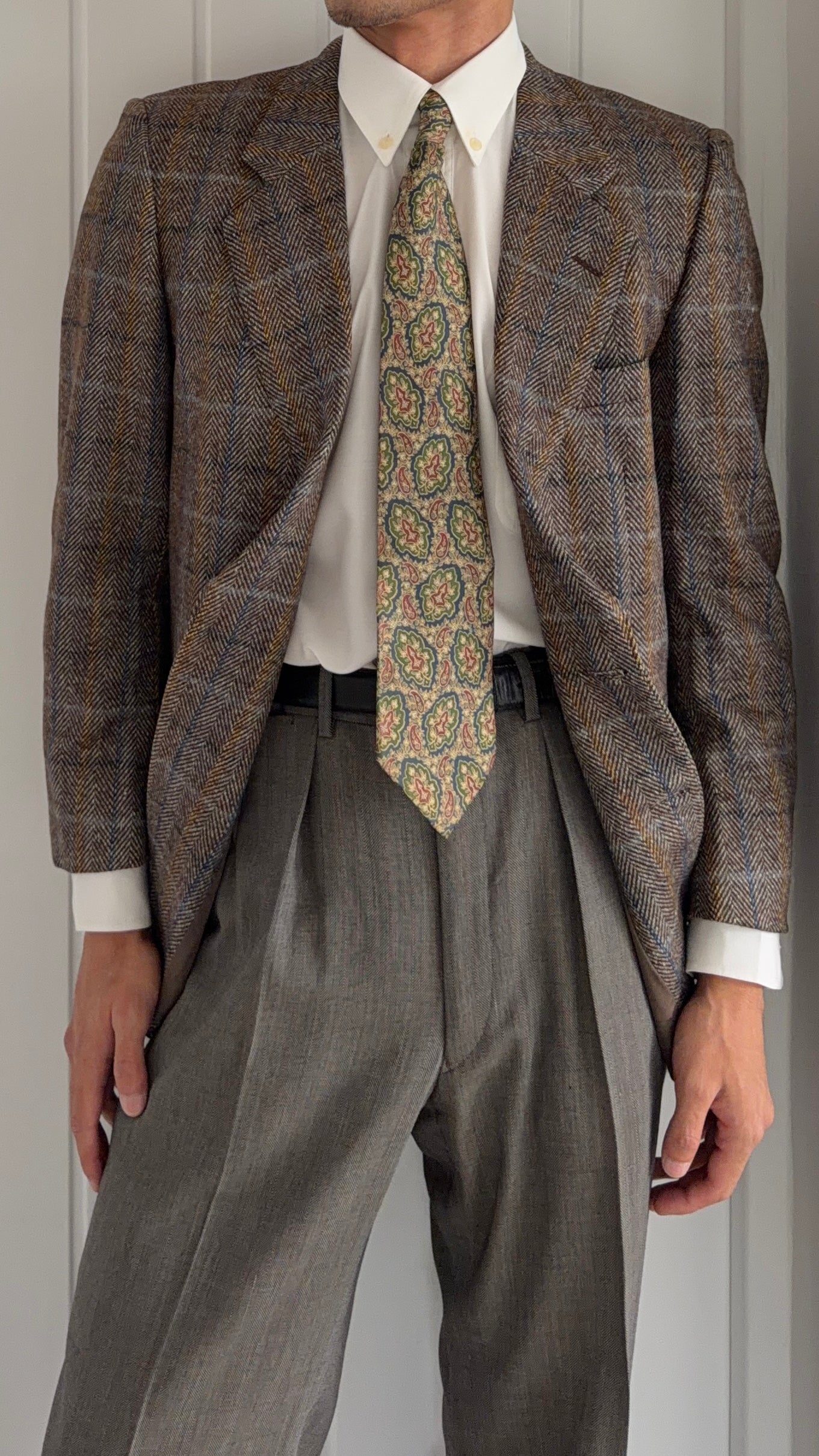 Christian Dior 1980s 2B Textured Wool Sport Jacket Blazer - Size S