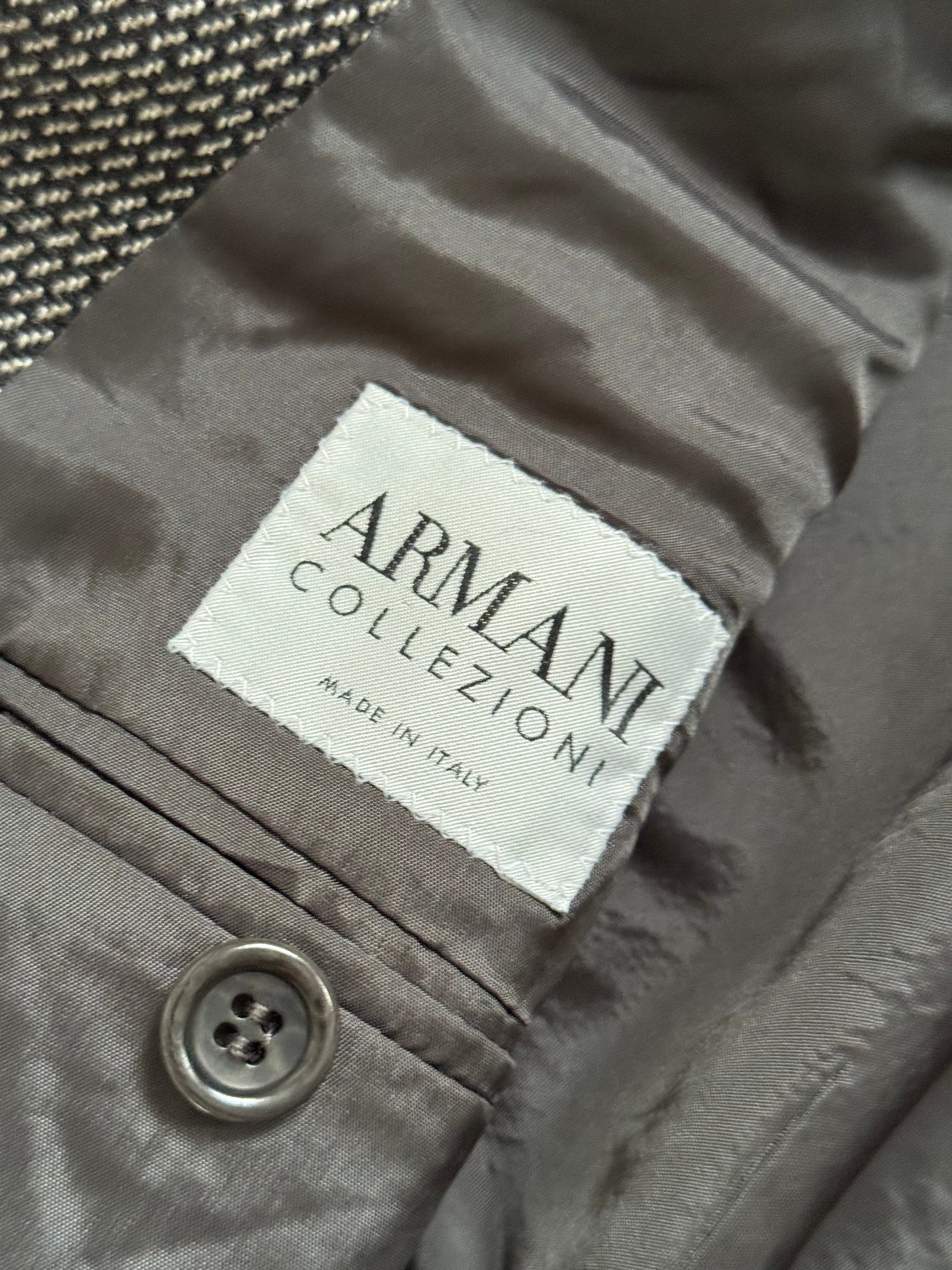 Armani 1990s 3B Wool Textured Sport Jacket Blazer - Size M