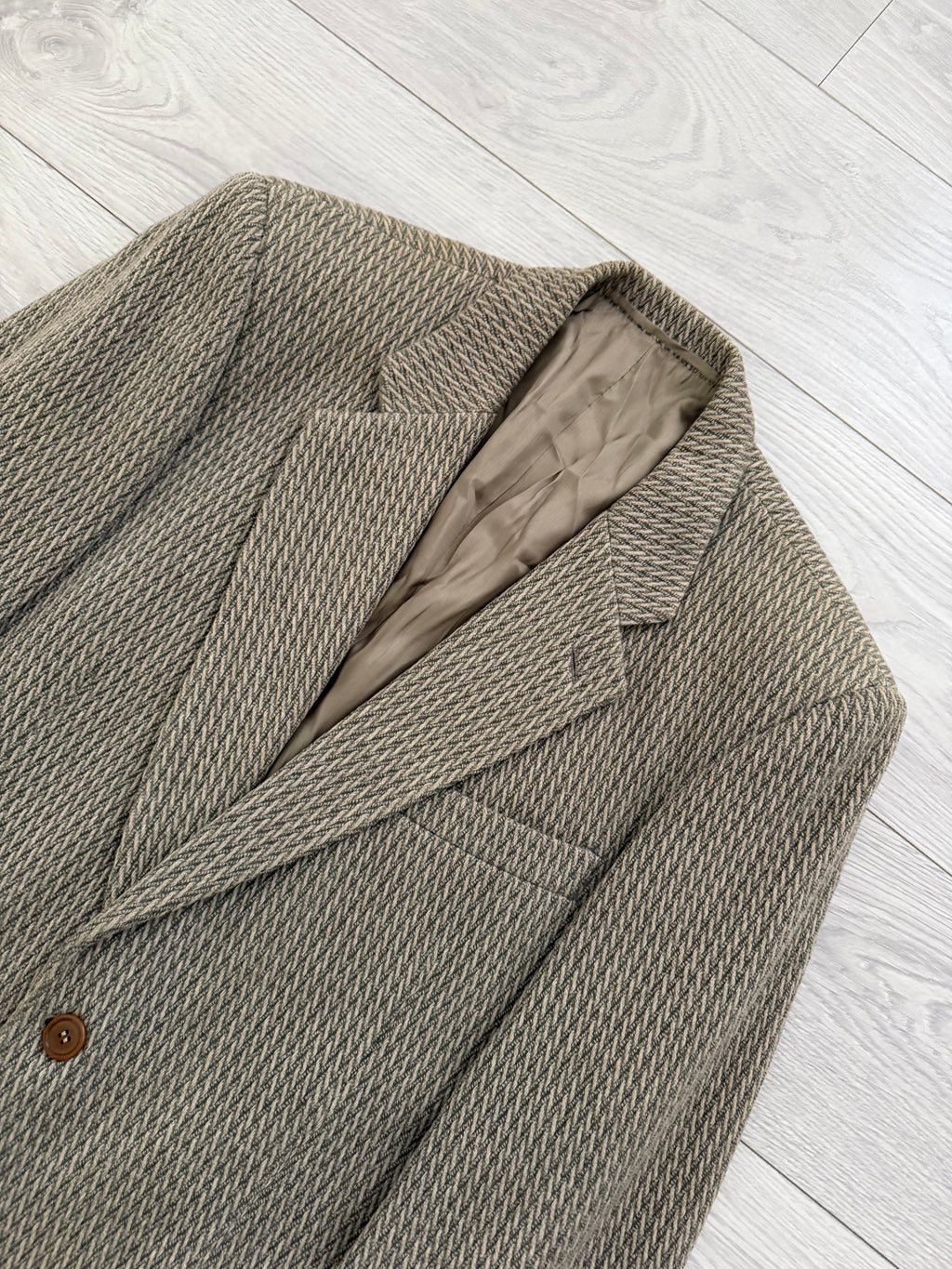 Giorgio Armani Black Label 1990s 2B Textured Wool Sport Jacket Blazer - Size M