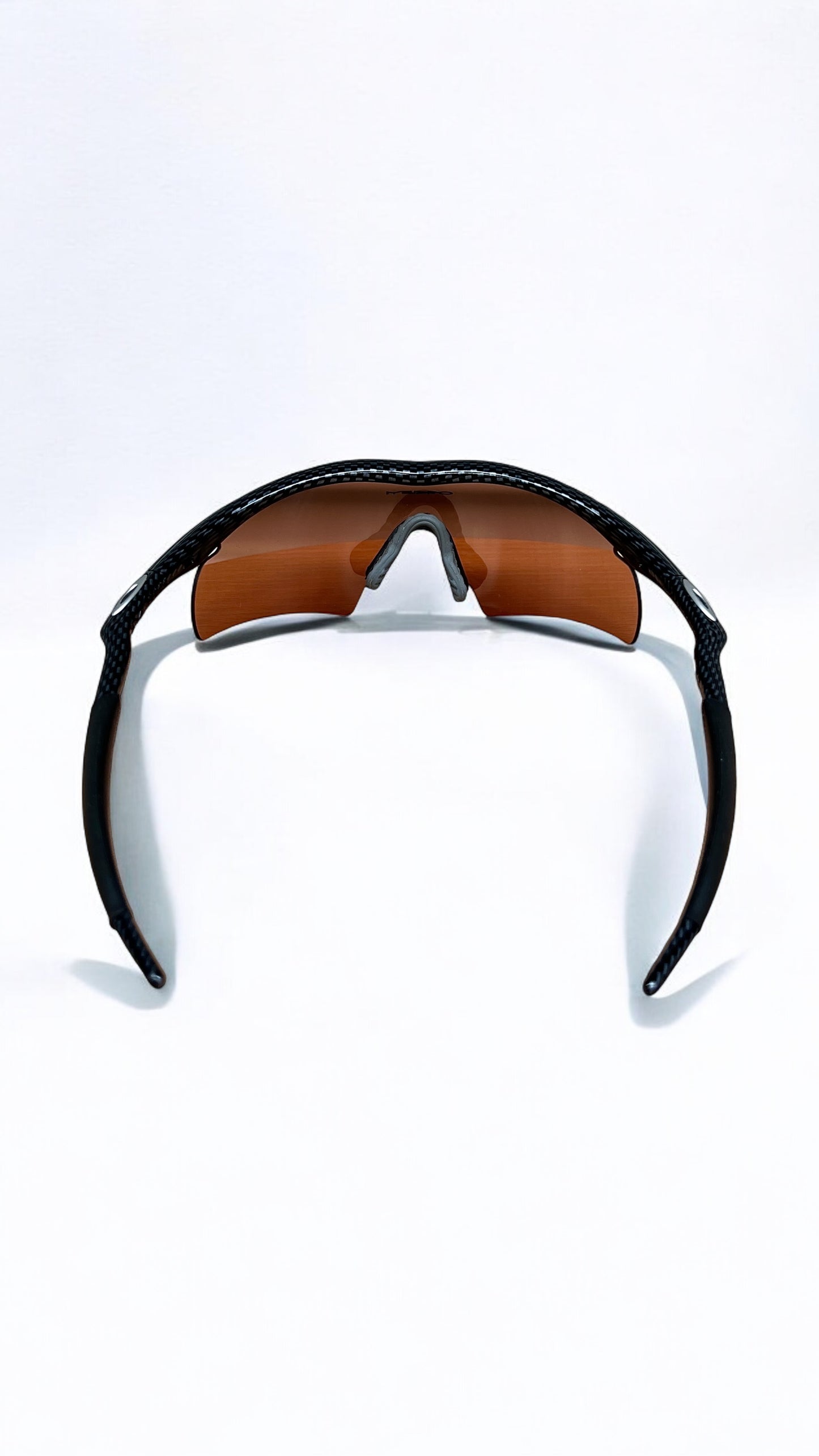 Oakley 1999 Carbon Fibre M-Frame Sunglasses in Carbon Fibre/Persimmon