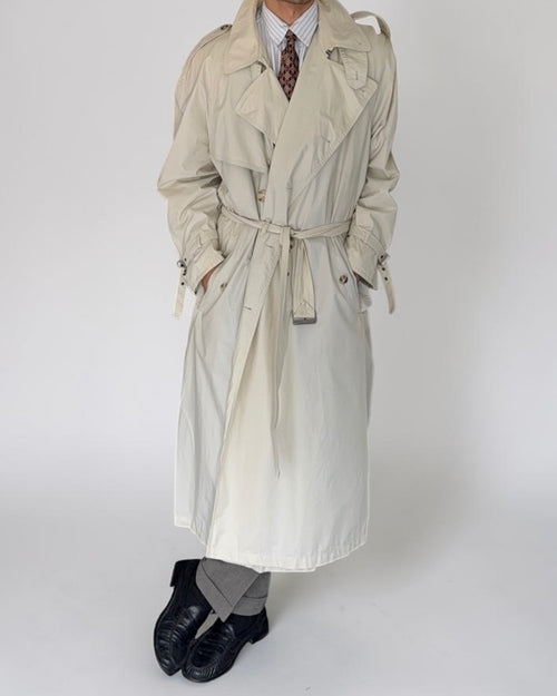1980s Vintage Trench Coat Made in Germany - Size L