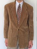 Giorgio Armani 1980s Corduroy Honey Brown Sports Jacket Blazer - Size M