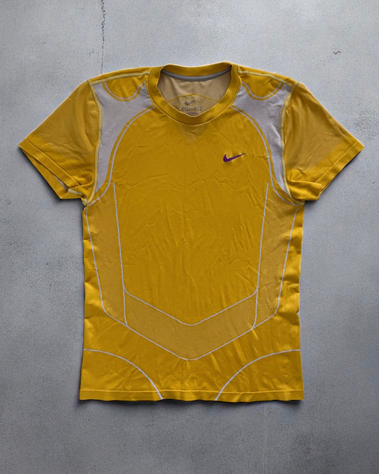 Nike 2010' Dri-Fit Technical T-Shirt Yellow - Size S