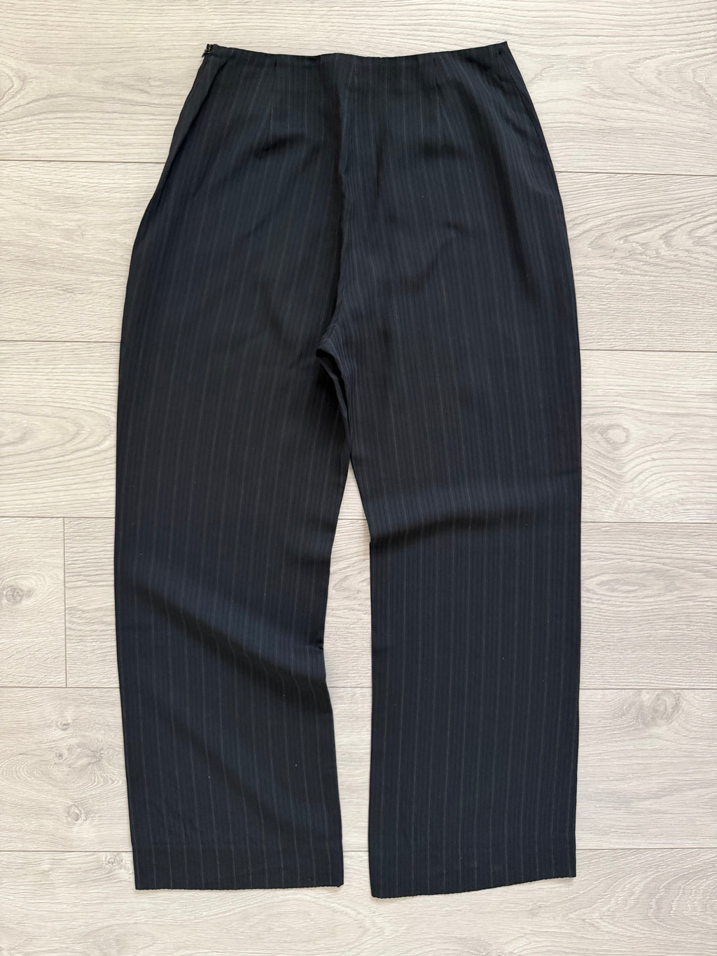 Womens Emporio Armani 1990s Peaked Lapel Double Breasted Wool Suit - Size M Jacket / 26" Waist