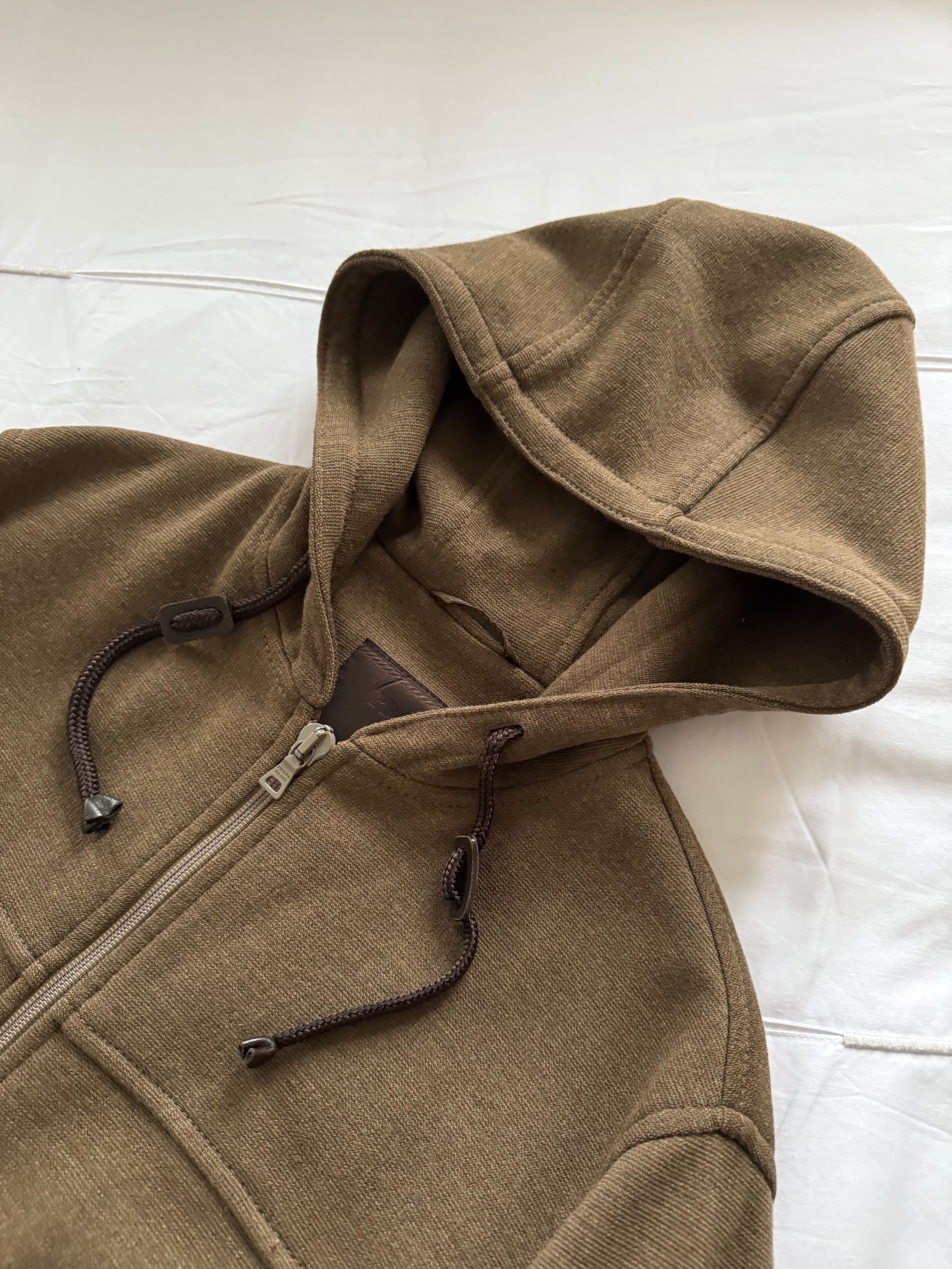 Prada Mainline FW1998 Hooded Wool Knit Jacket - Size L