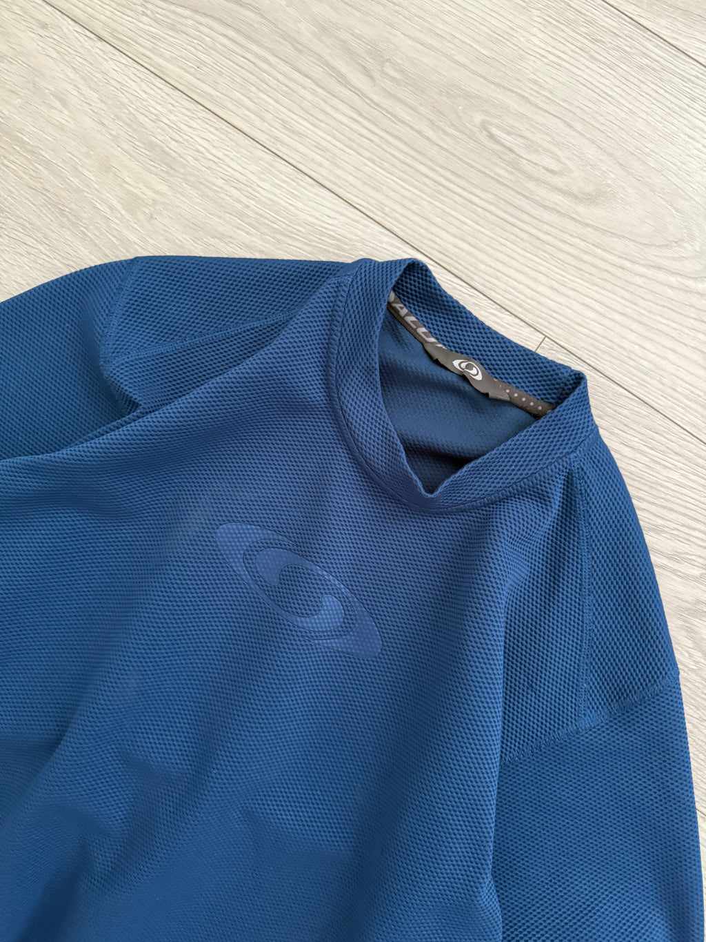 Salomon 00s Moto Mesh Blue Technical Long Sleeve - Size M