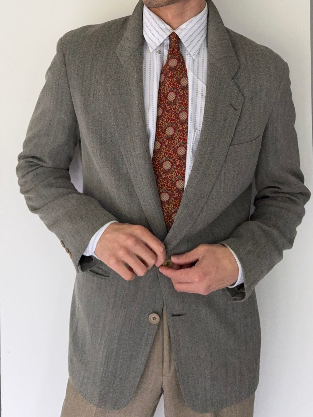 Emporio Armani 1990s Unlined 2B Sports Jacket Blazer  - Size M
