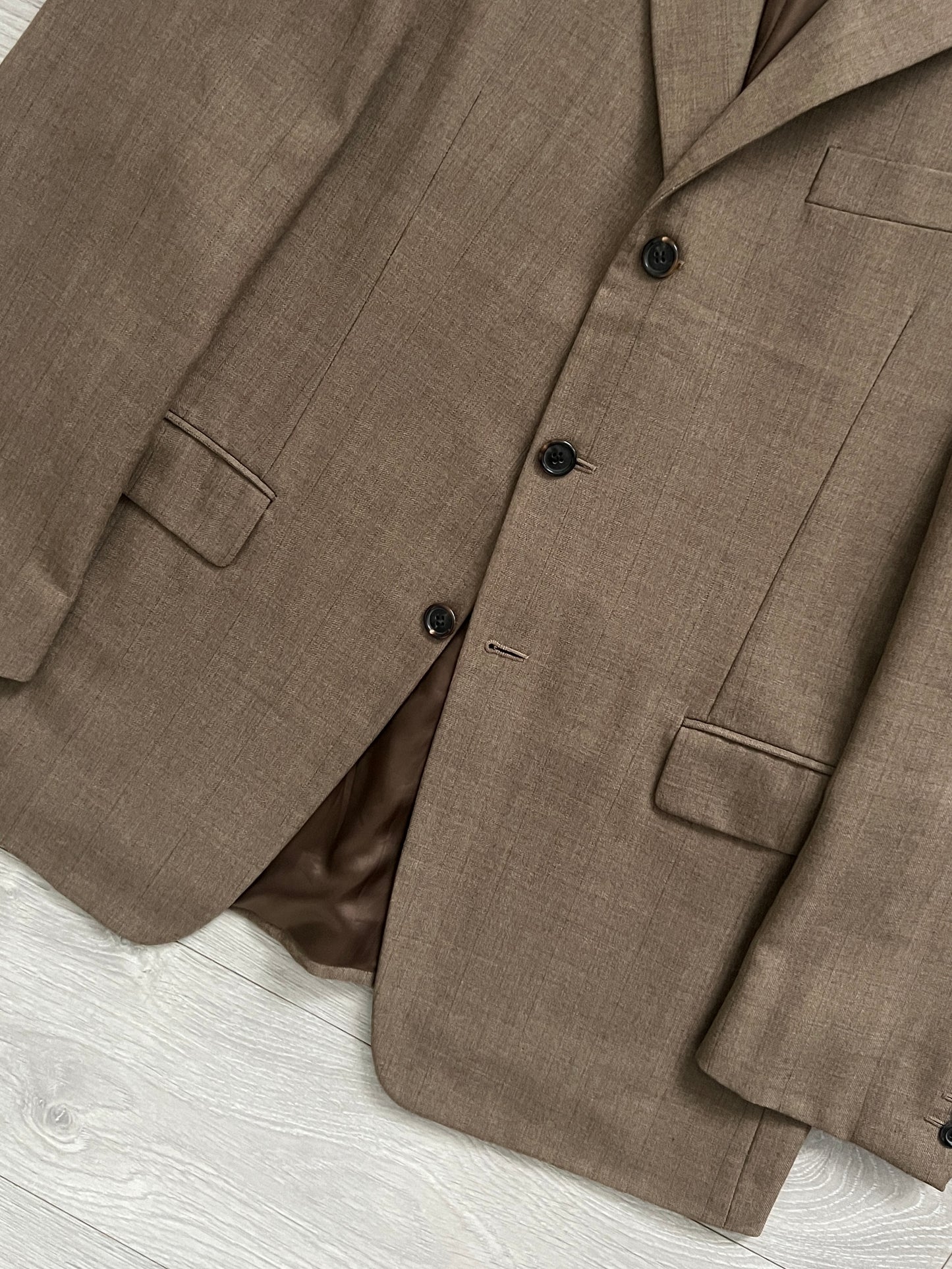 Prada Mainline FW2003 Runway Wool Suit - Size L Jacket / 34" Waist