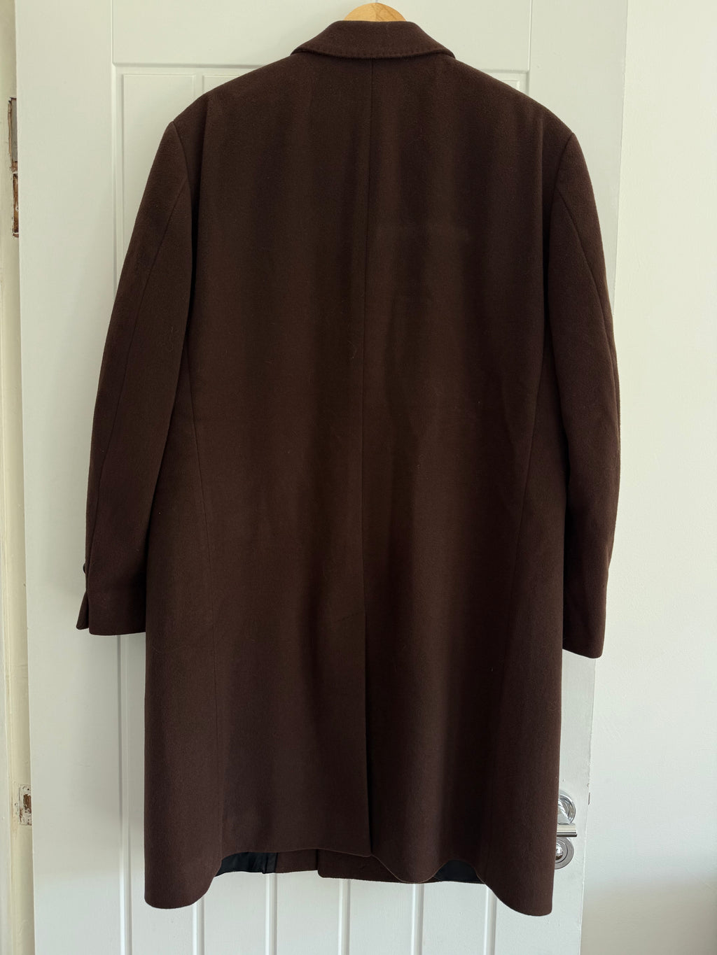 Hugo Boss 1990s 'Stratus' Wool Cashmere Coat - Size M