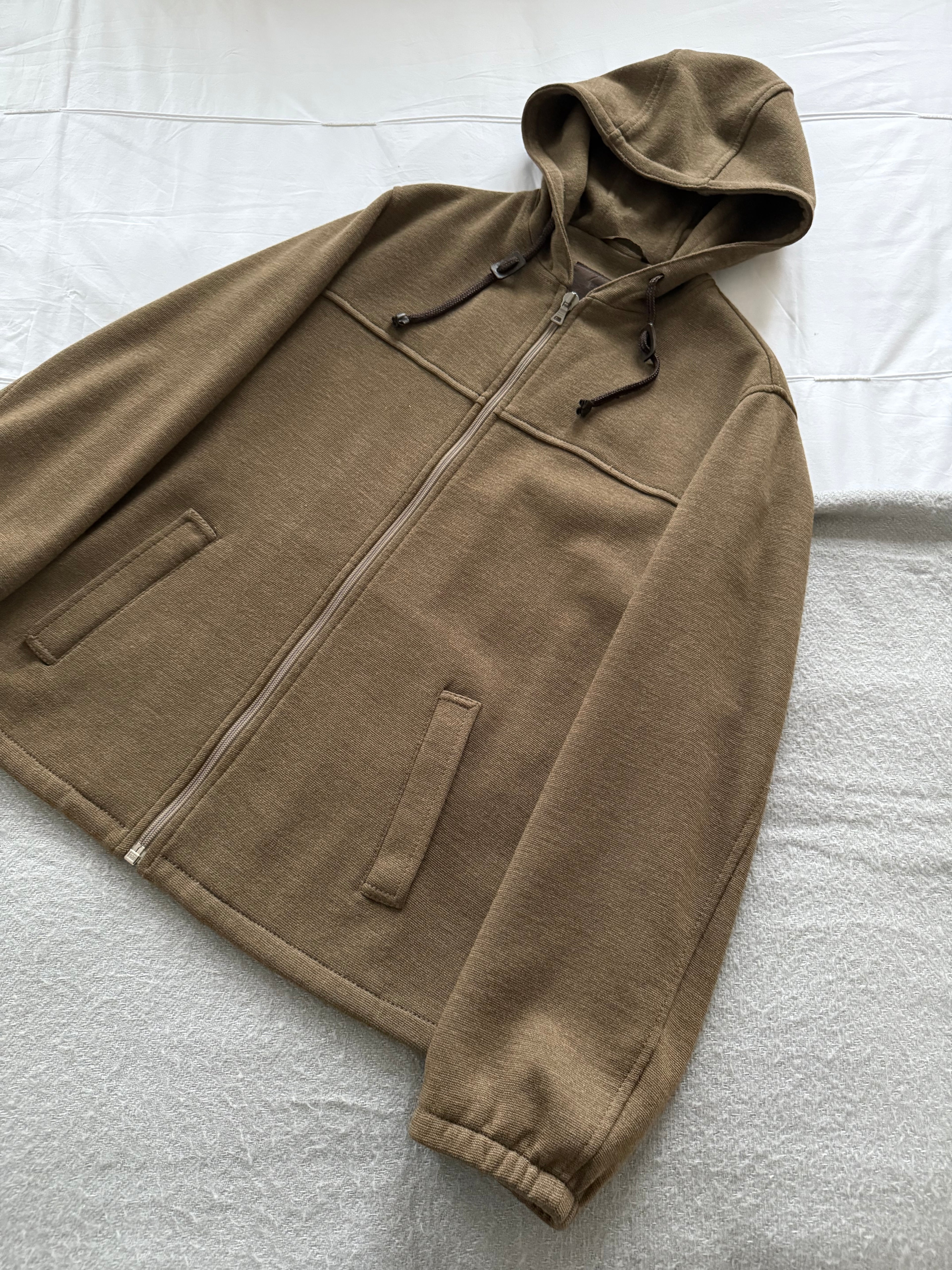 Prada Mainline FW1998 Hooded Wool Knit Jacket - Size L