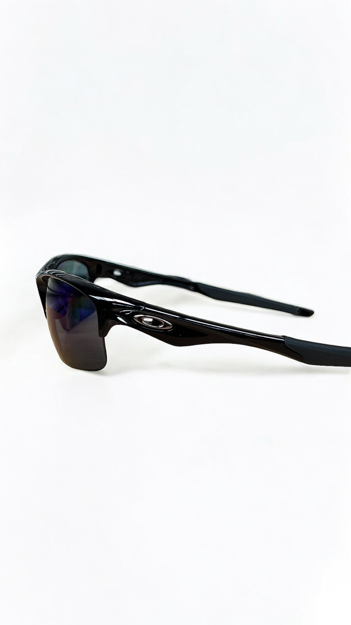 Oakley 2012 Bottle Rocket Sunglasses in Black/Polarized Blue