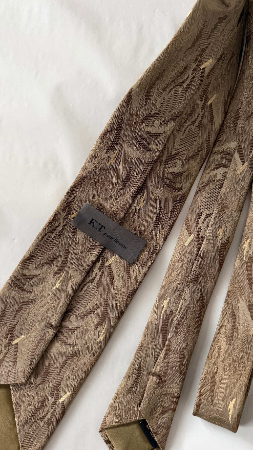 K.T. Pour Homme 1990s Silk Tie